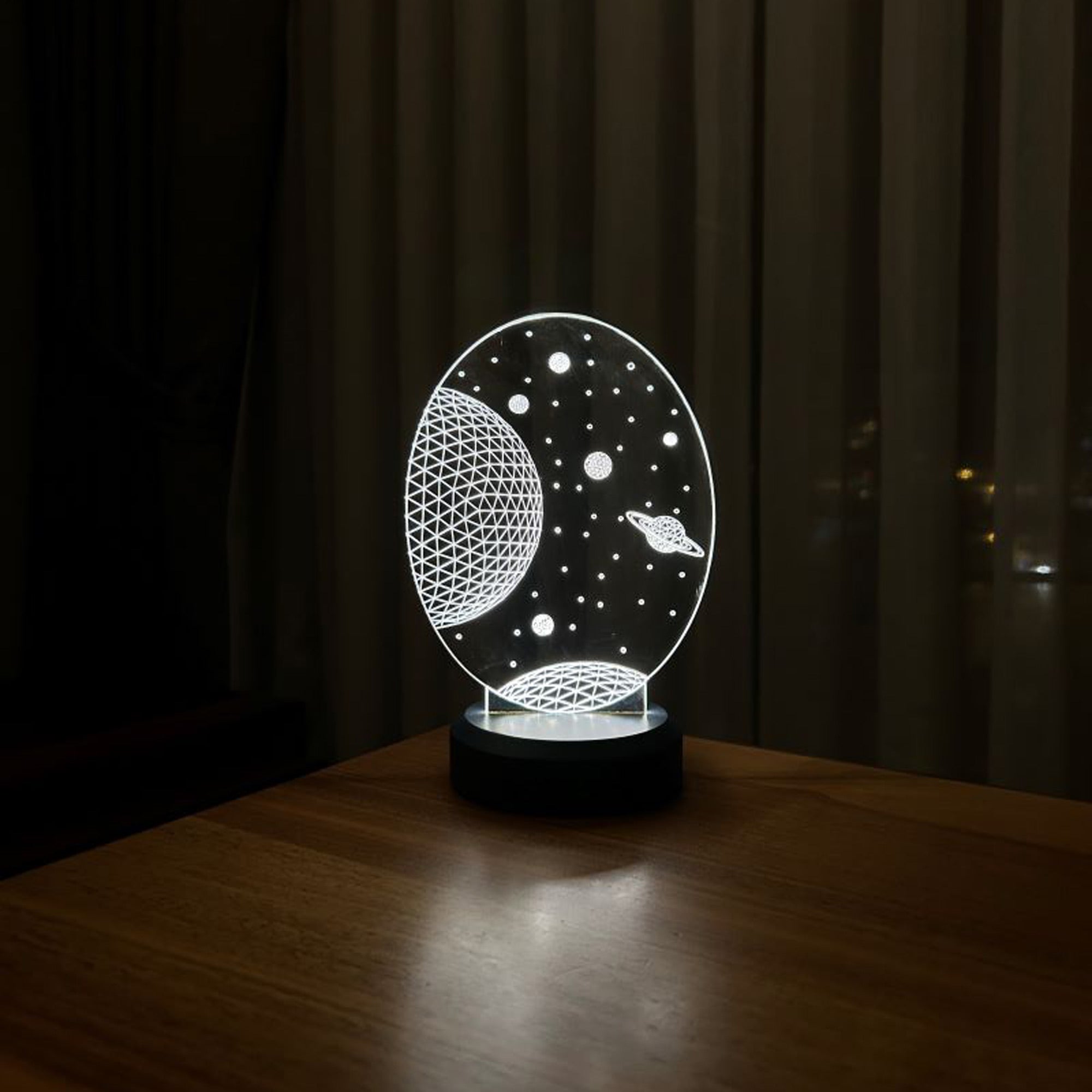 3D Galaxy Saturn Gift Lamp