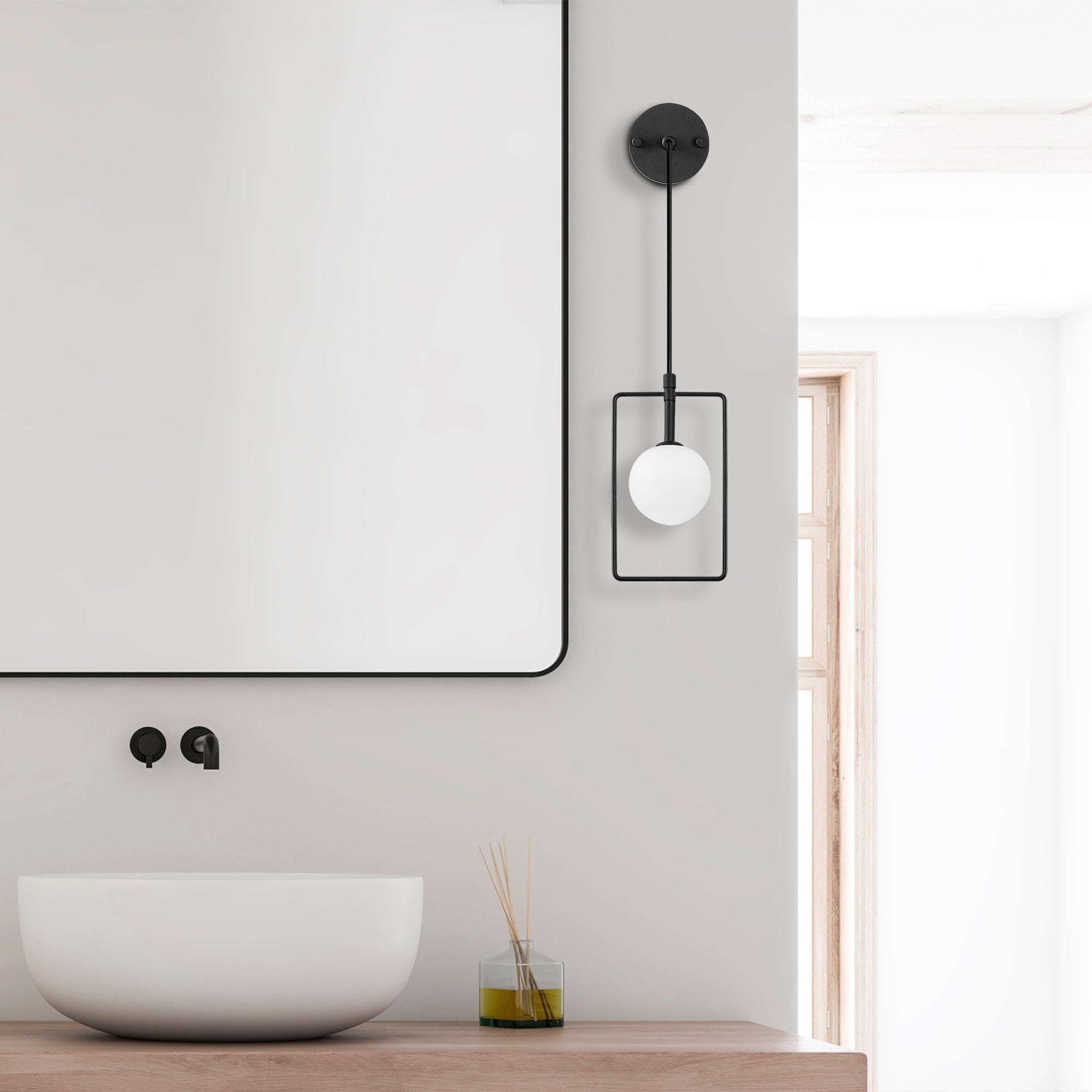 Geometri 11110 Cam Aplik Duvar Aydınlatma | ByLamp