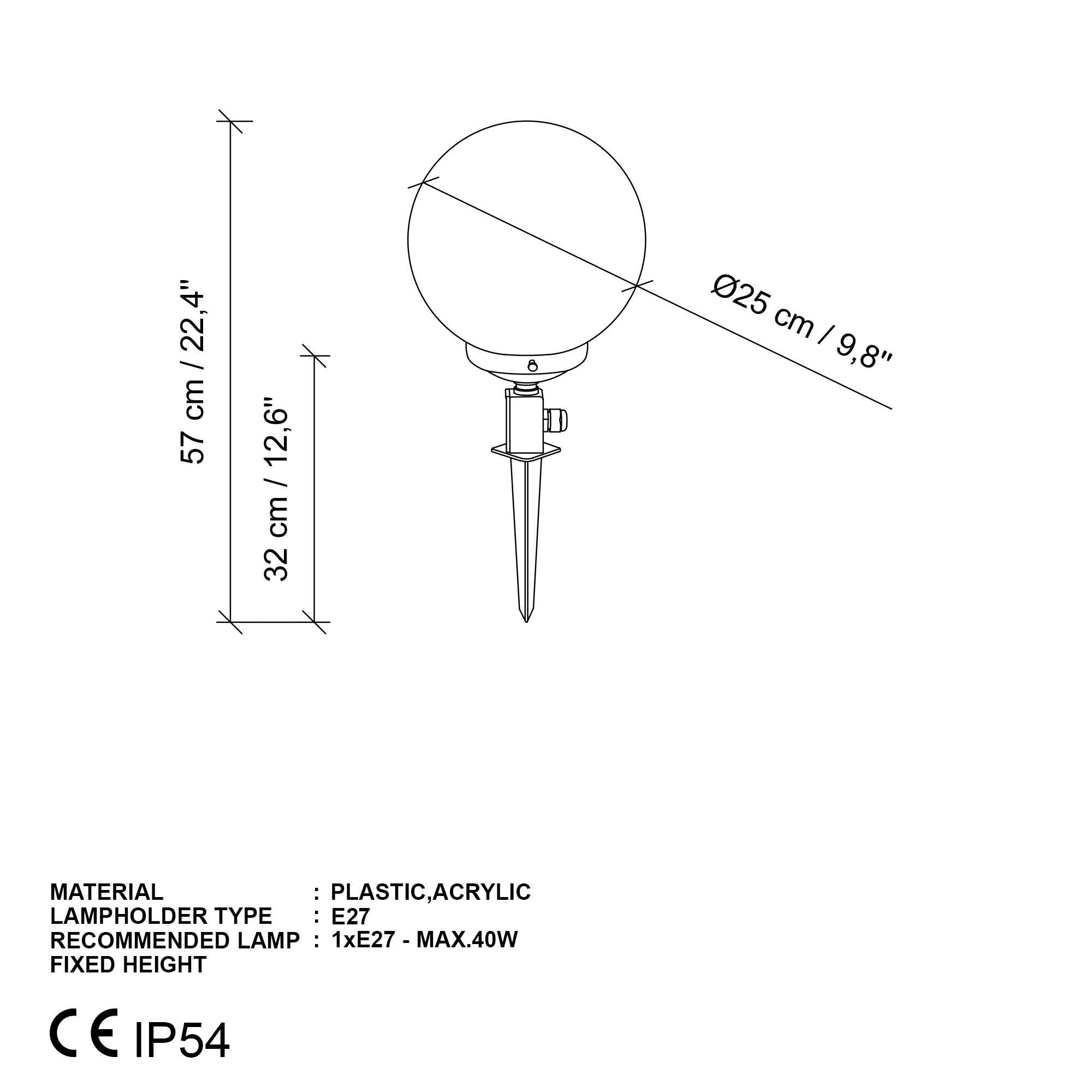 Gloria 14081 25 K Dış Mekan Aydınlatma | ByLamp