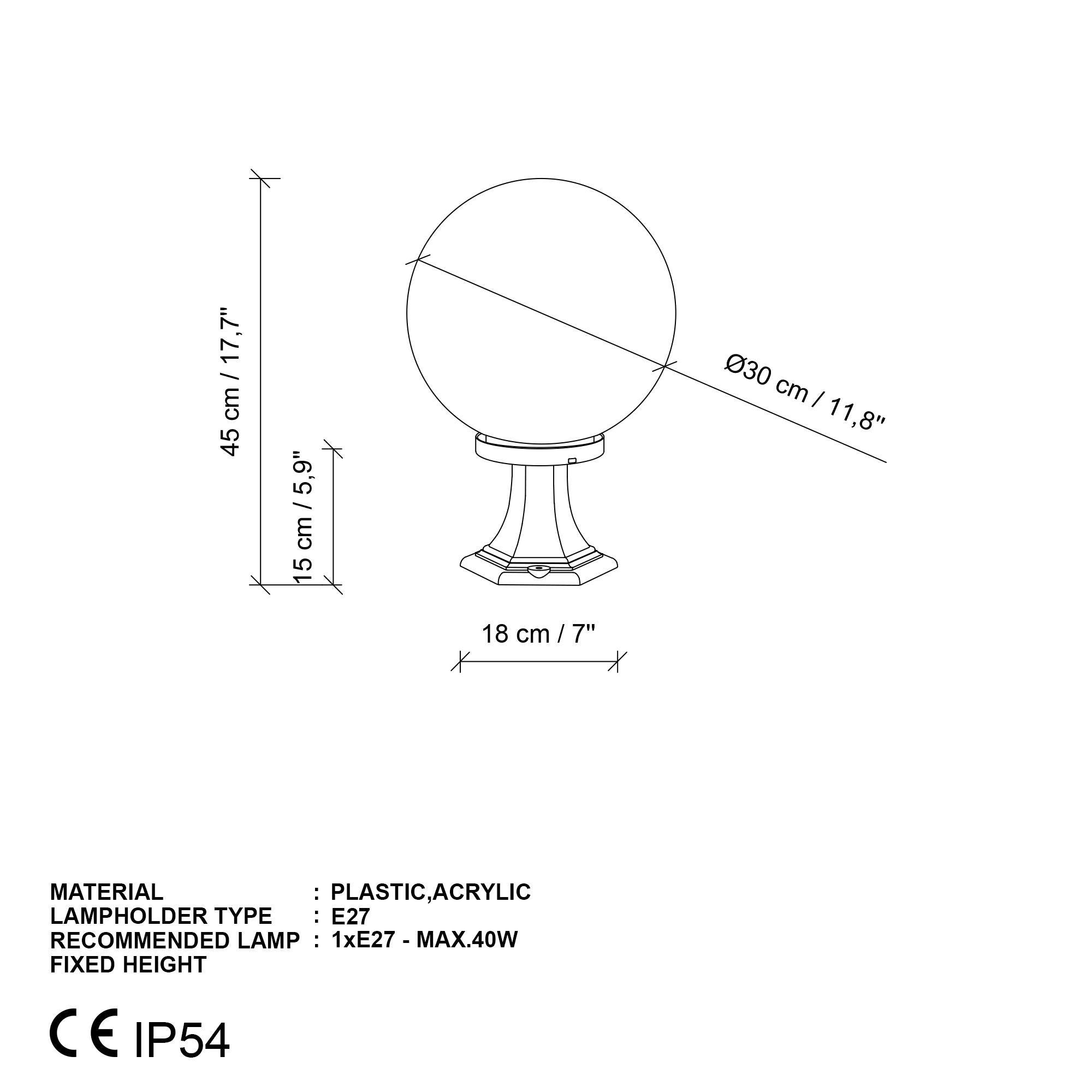 Gloria 14085 30 A Dış Mekan Aydınlatma | ByLamp
