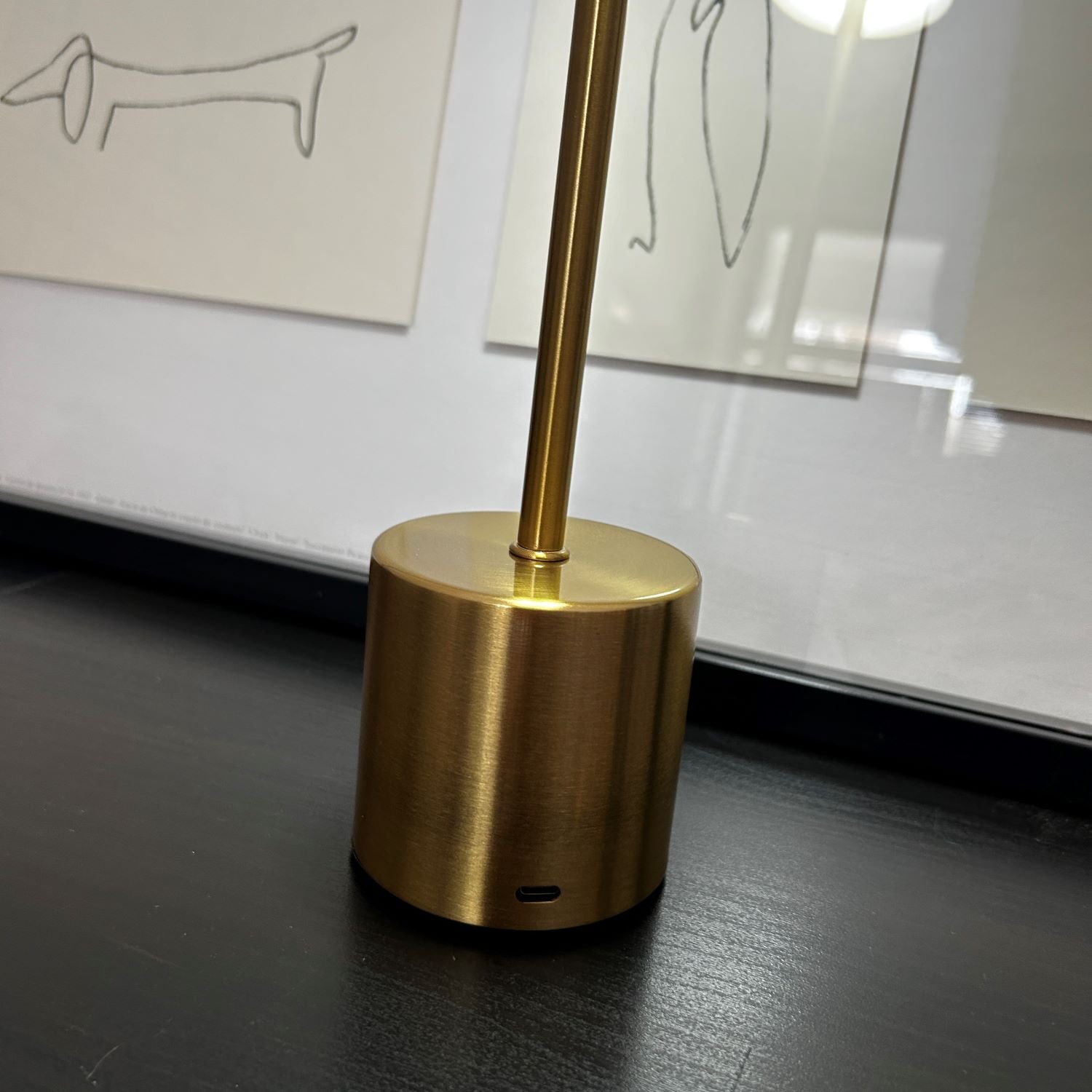 Touch Gold Table Lamp 3 Light Color Dimmable