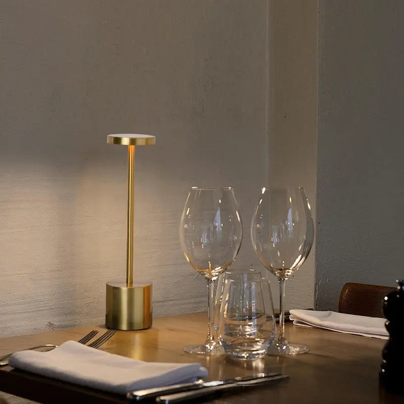 Touch Gold Table Lamp 3 Light Color Dimmable