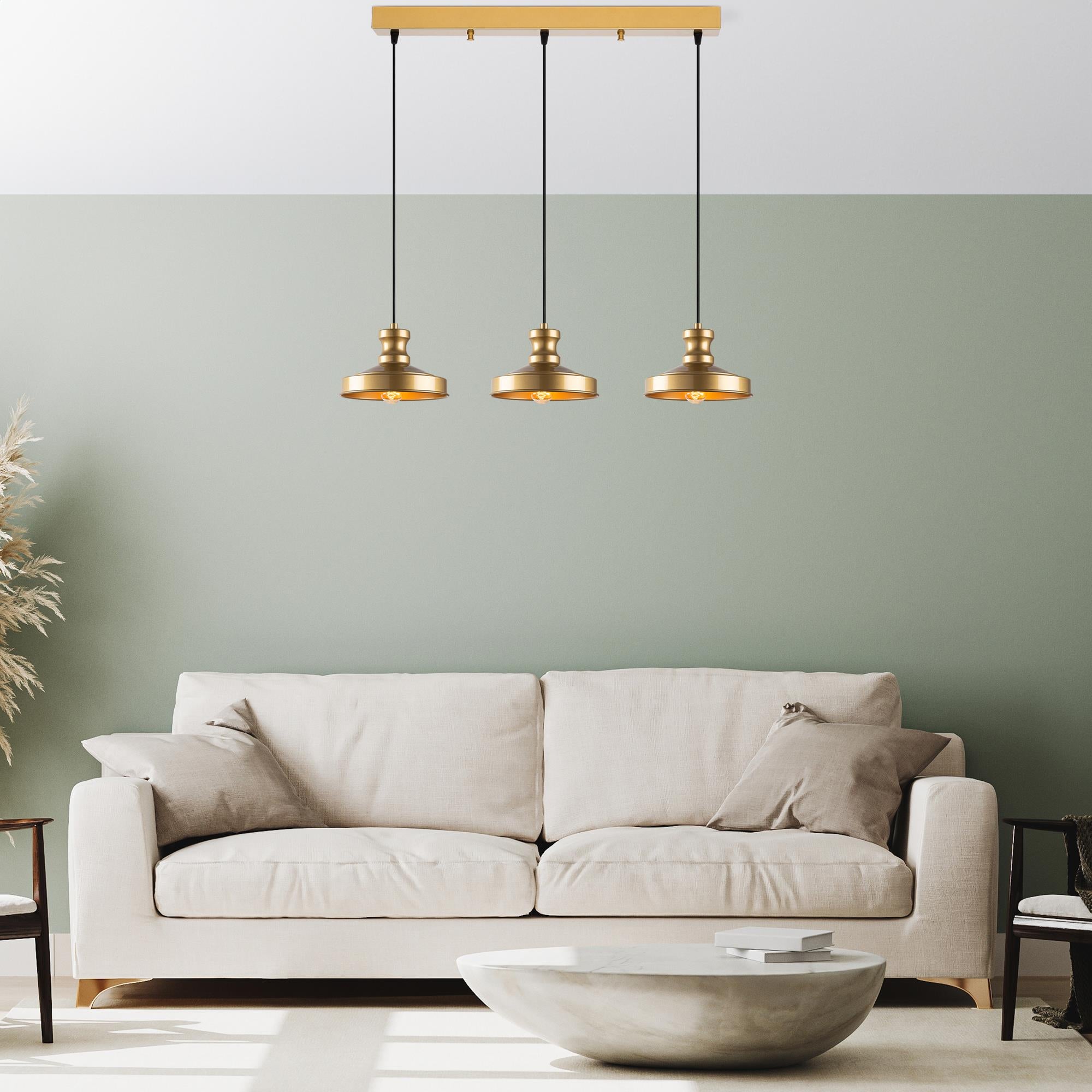 Güllü 182 Gold 2 Sıvama Sarkıt Aydınlatma | ByLamp