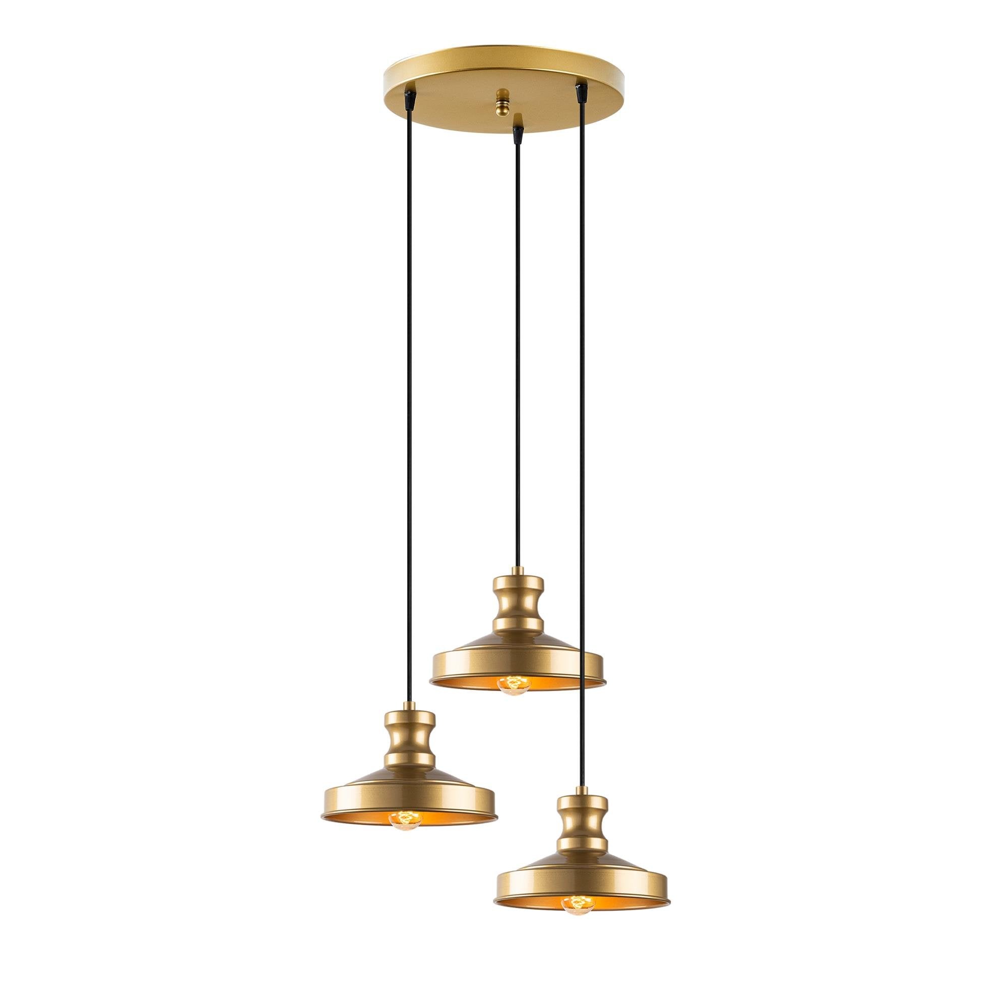 Güllü 182 Gold 3 Sıvama Sarkıt Aydınlatma | ByLamp