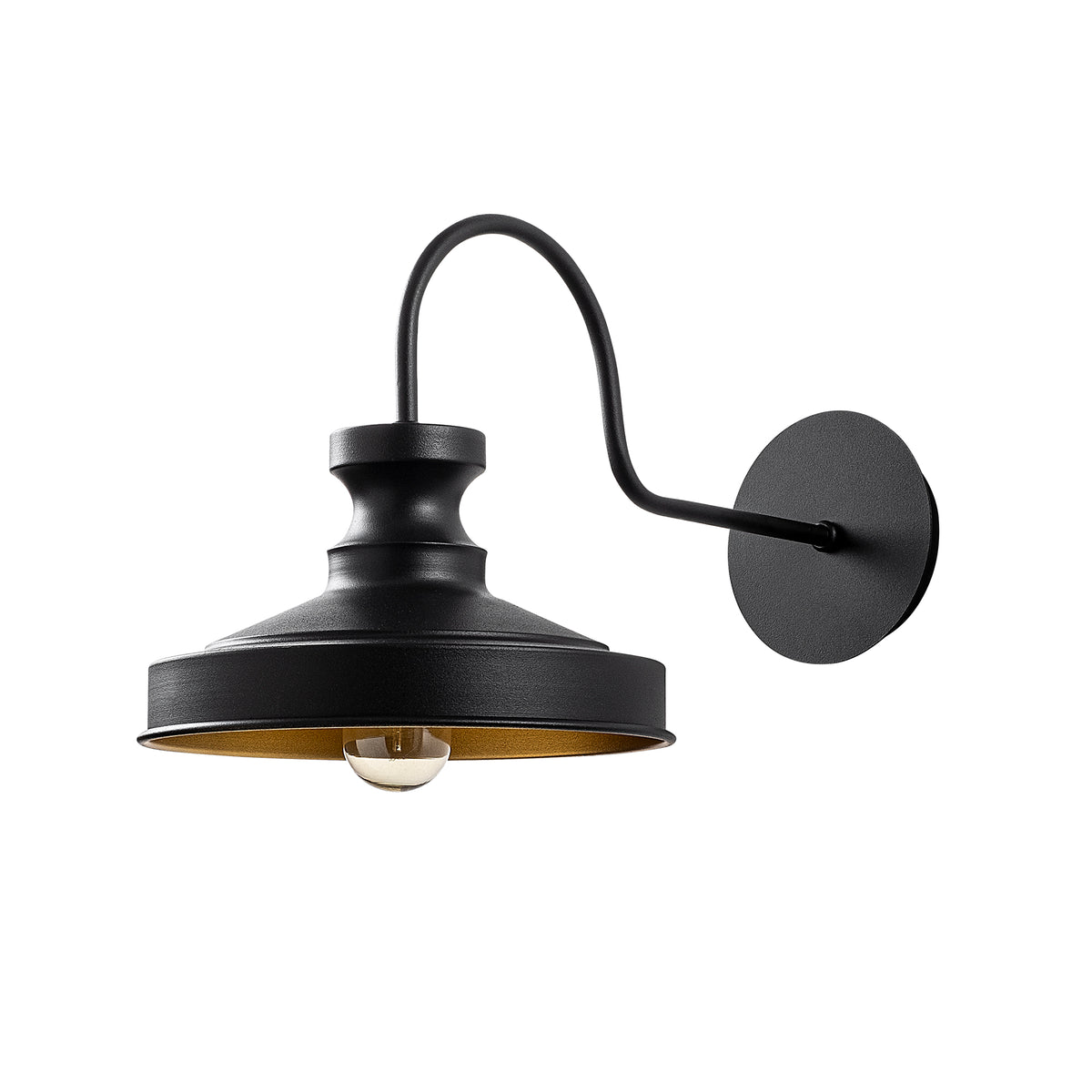 Velorum 182 Black Sıvama Aplik Duvar Aydınlatma | ByLamp