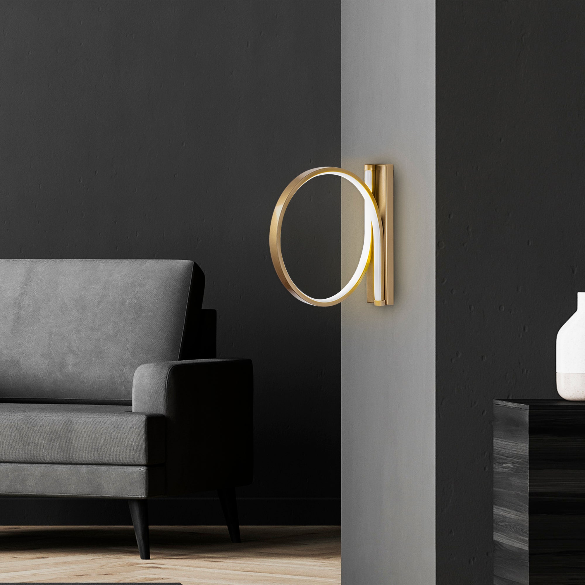 Halka 13305 Led Aplik Duvar Aydınlatma | ByLamp