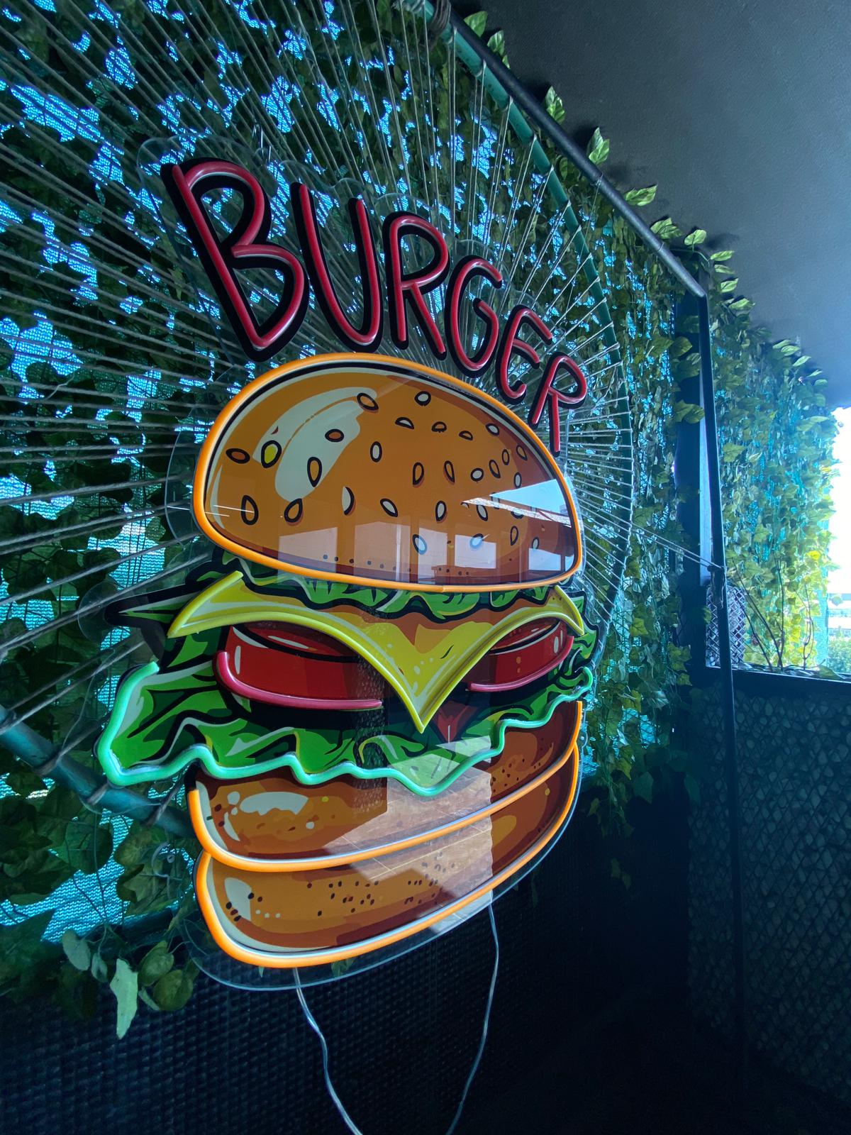 Hamburger Neon Lamba | ByLamp