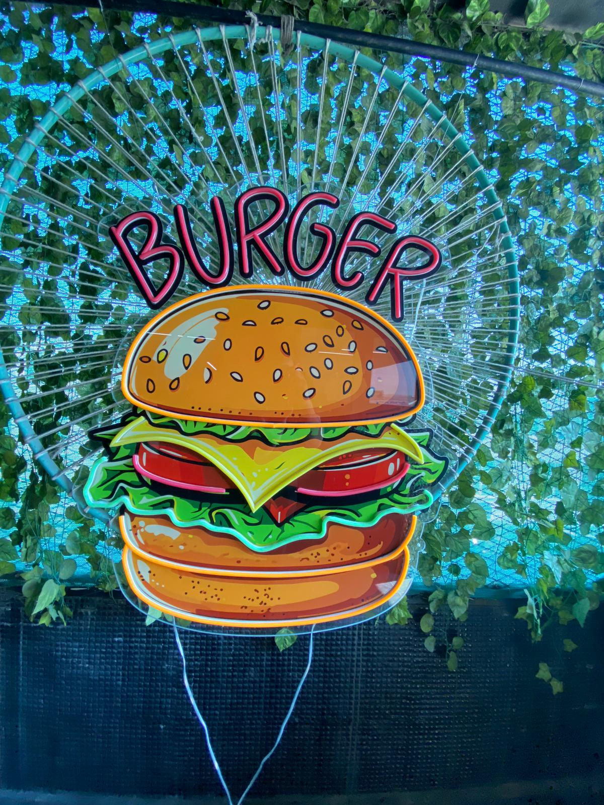 Hamburger Neon Lamba | ByLamp