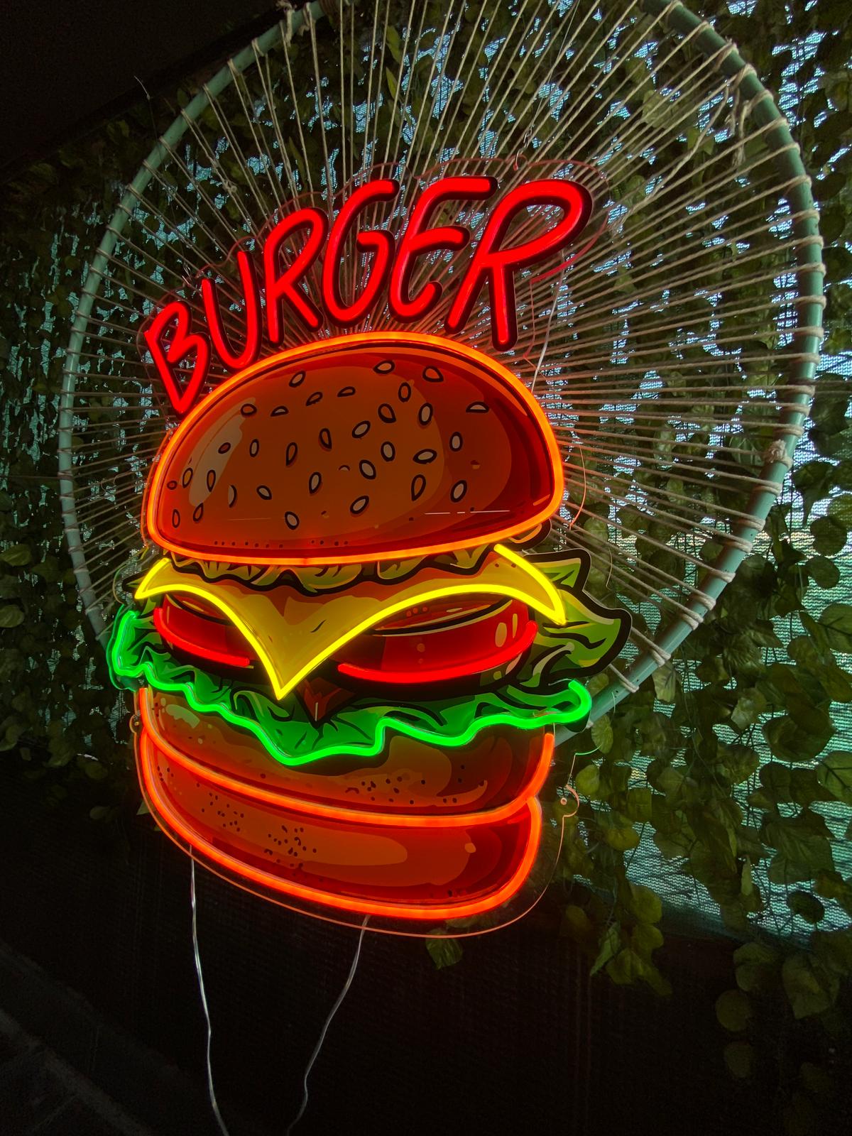 Hamburger Neon Lamba | ByLamp
