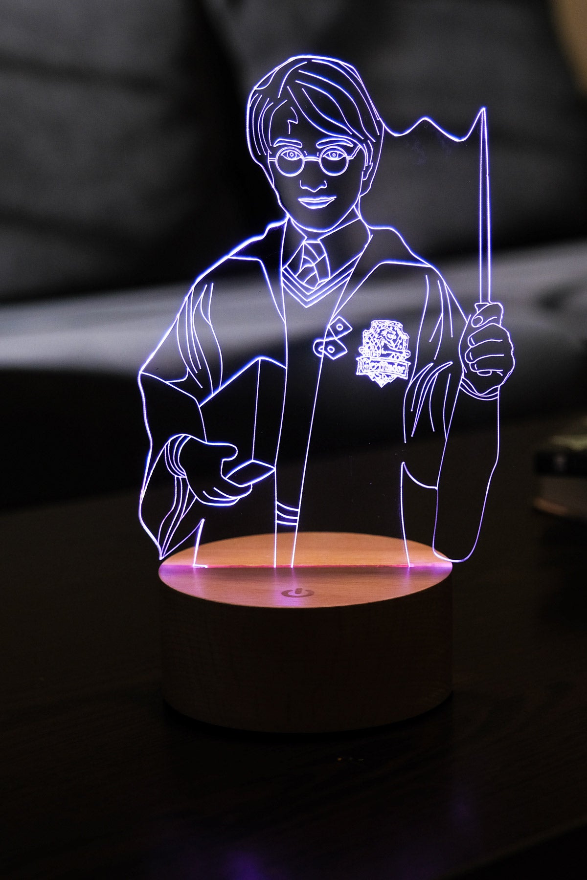 Harry Potter Hogwarts Hediyesi 3 Boyutlu Led Lamba - BYLAMP