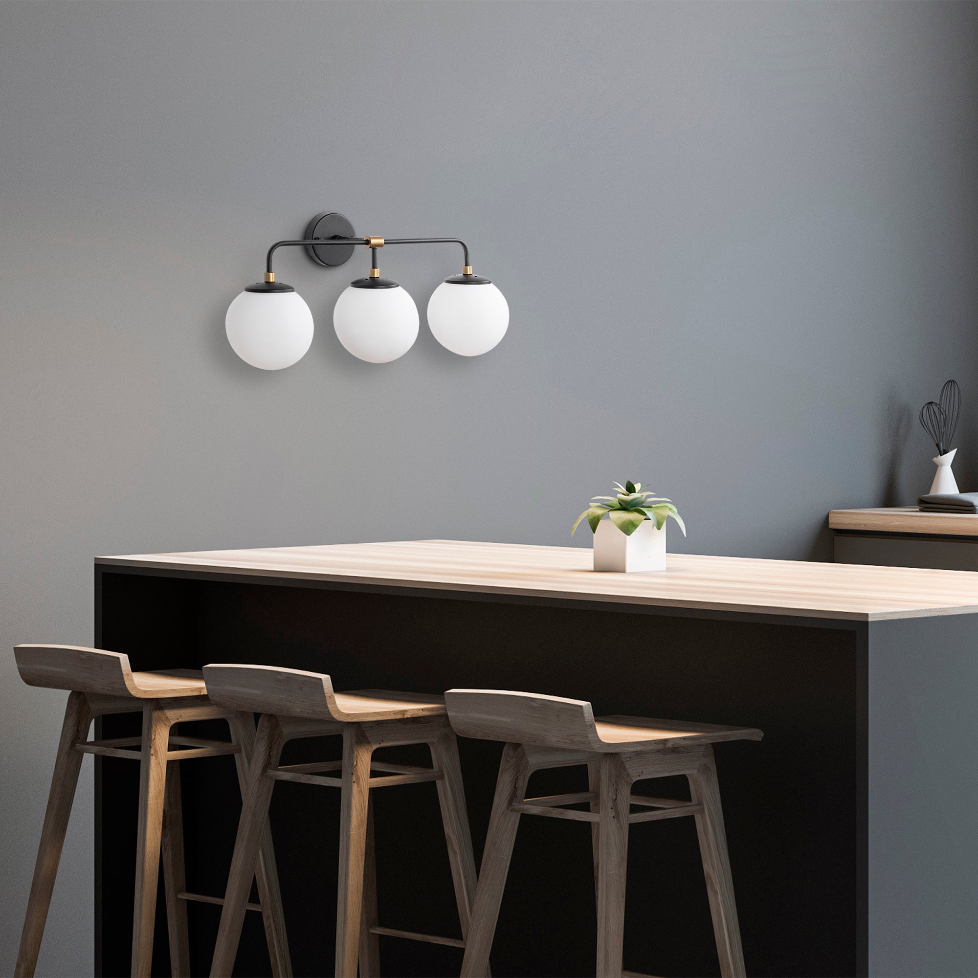 Horn 12207 Cam Aplik Duvar Aydınlatma | ByLamp