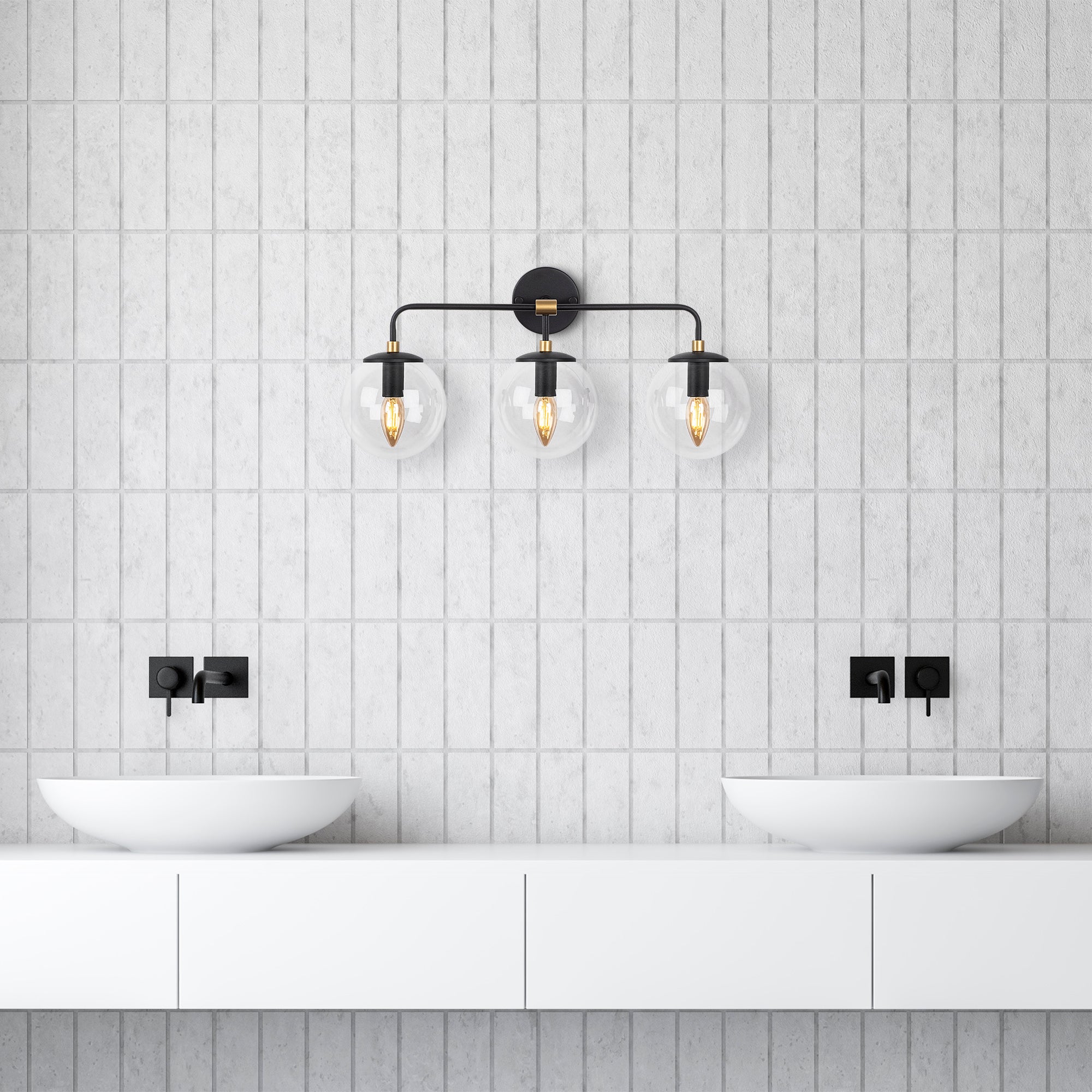 Horn 12208 Cam Aplik Duvar Aydınlatma | ByLamp