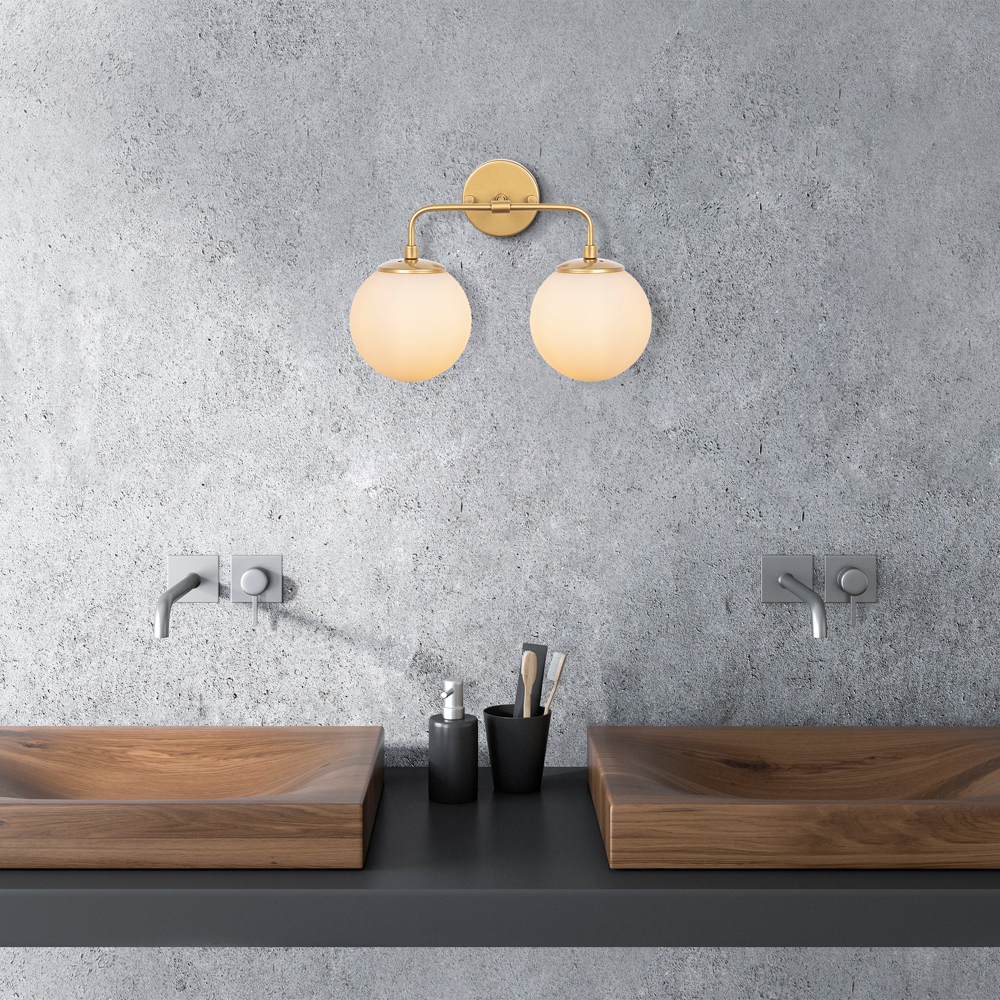 Horn 12210 Cam Aplik Duvar Aydınlatma | ByLamp