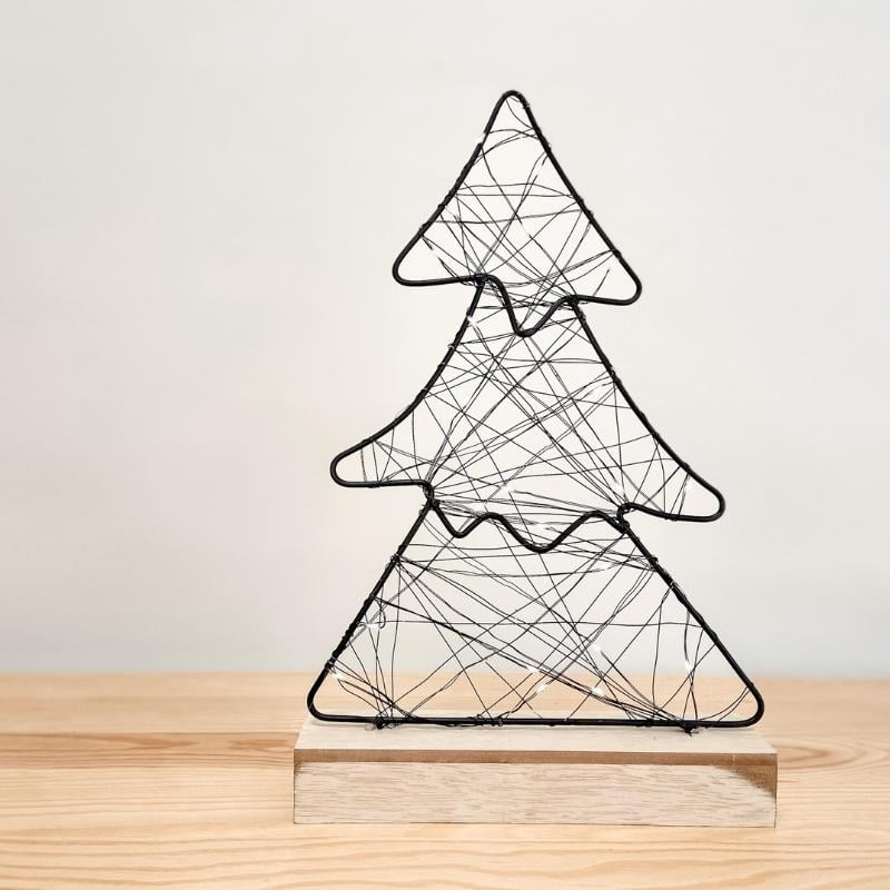 Işıklı Metal Çam Ağacı Lamba | ByLamp