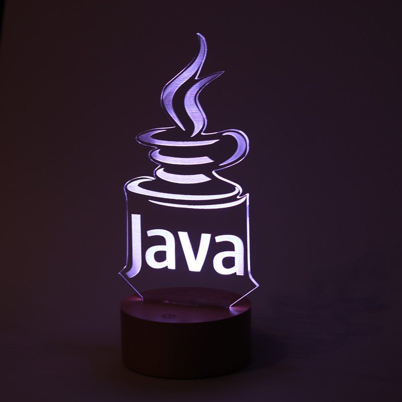 Decorative 3D Led Table Lamp Special for JAVA Developers | BYLAMP