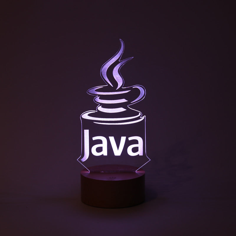 Decorative 3D Led Table Lamp Special for JAVA Developers | BYLAMP
