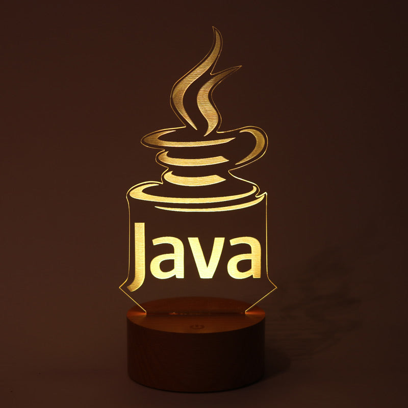 Decorative 3D Led Table Lamp Special for JAVA Developers | BYLAMP