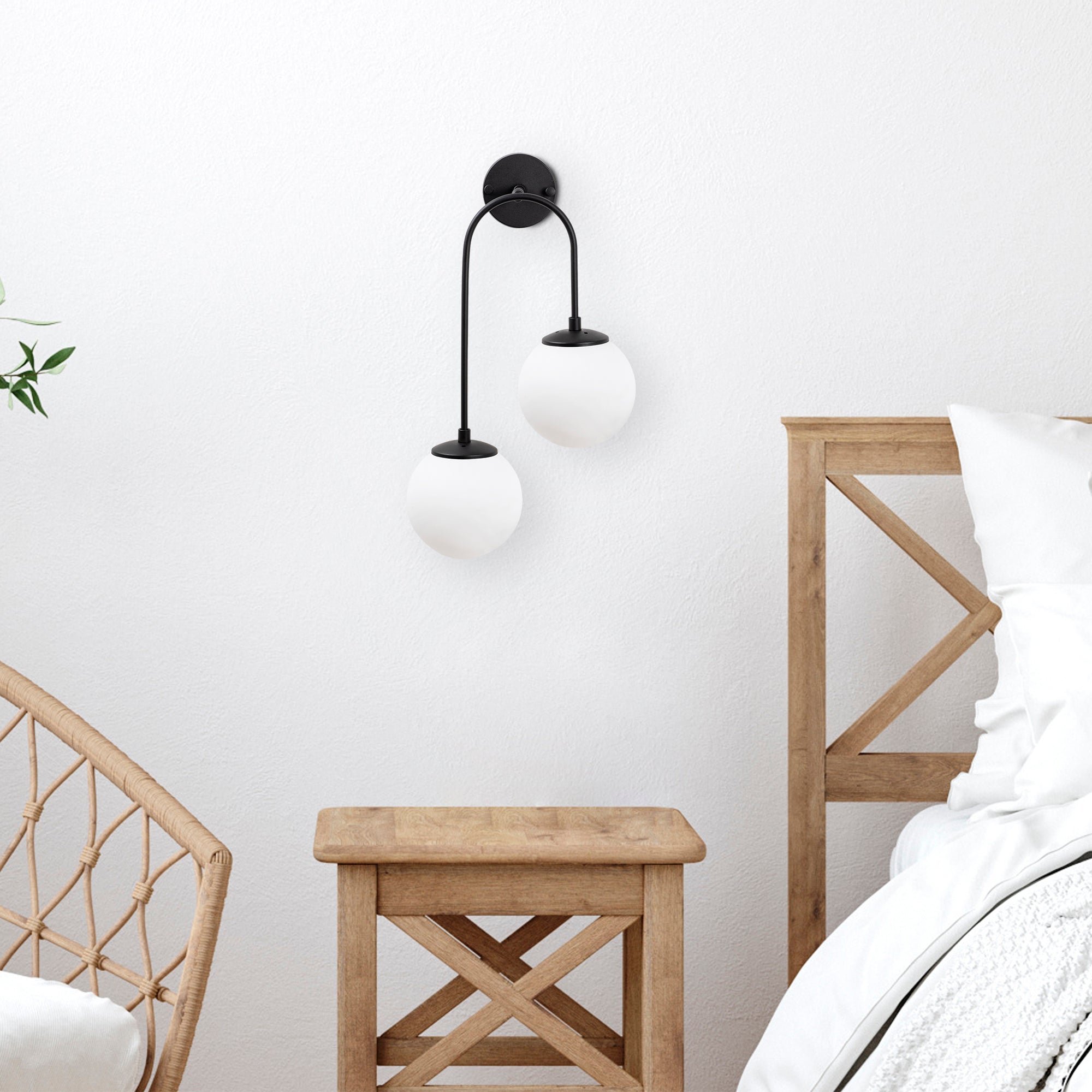 Jewel 10575 Cam Aplik Duvar Aydınlatma | ByLamp