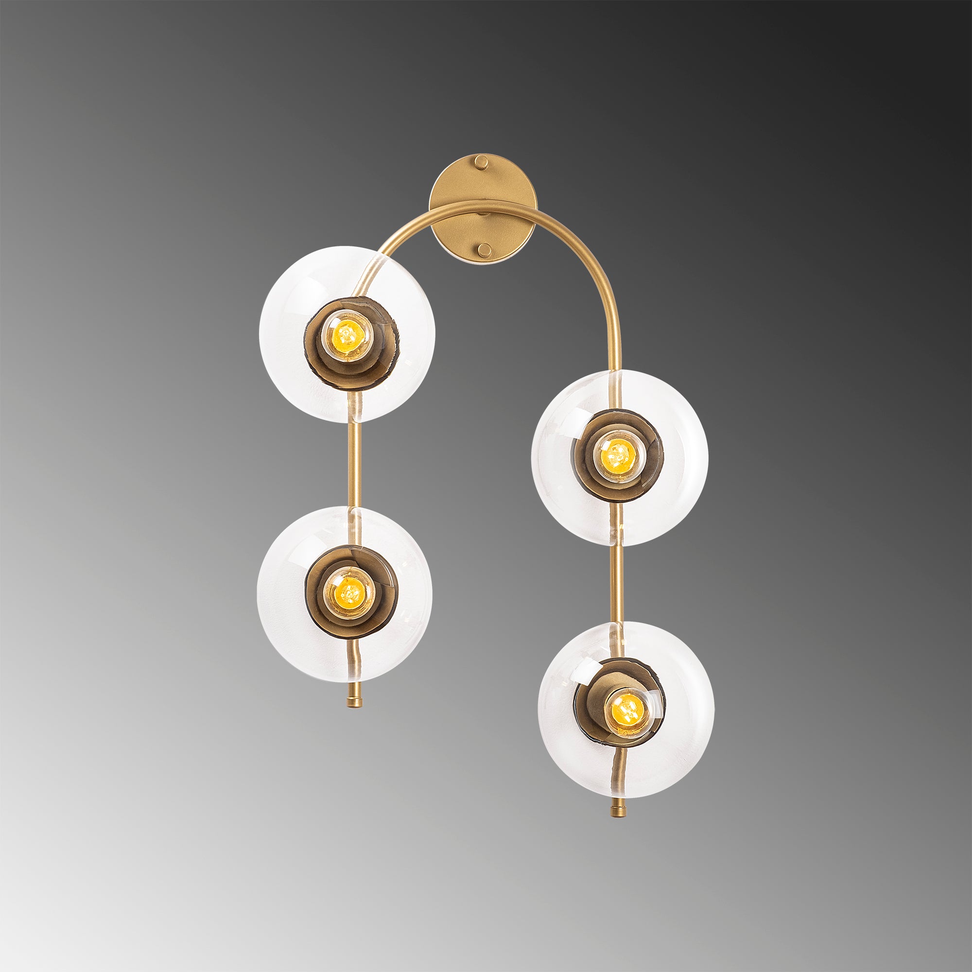 Jewel 10600 Cam Aplik Duvar Aydınlatma | ByLamp