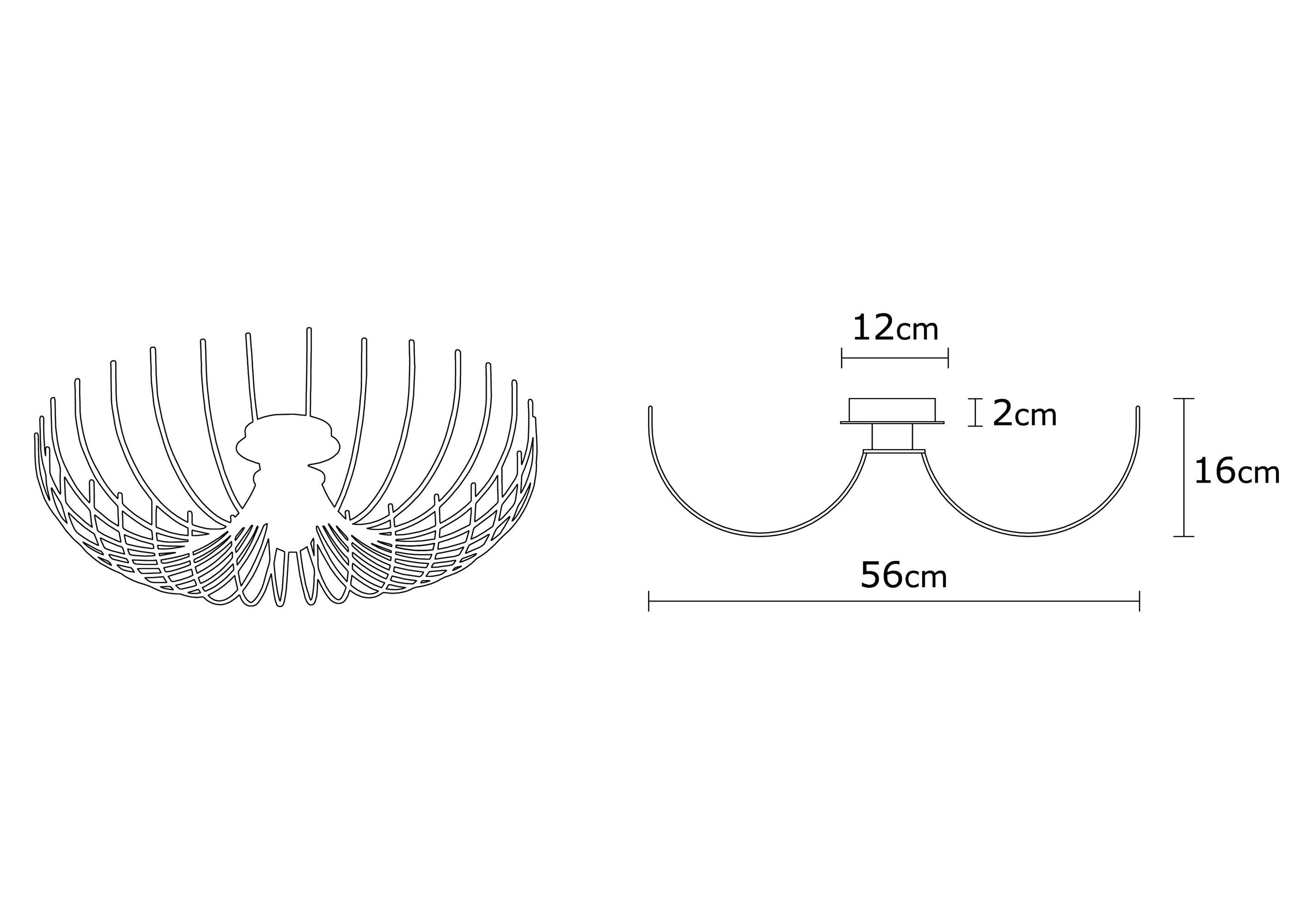 Karsortel N 639 Tel Plafonyer Aydınlatma | ByLamp