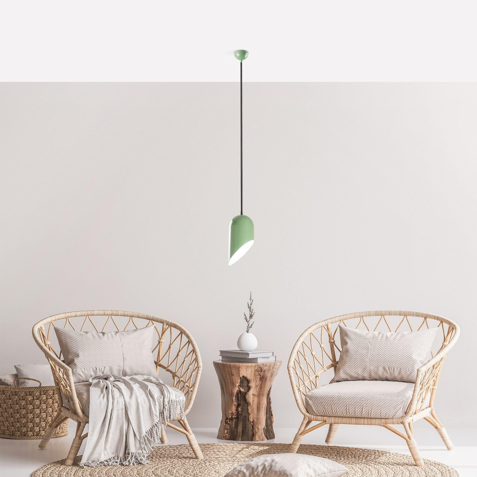 Kesik 6161 Mint Yeşili Sıvama Sarkıt Aydınlatma | ByLamp