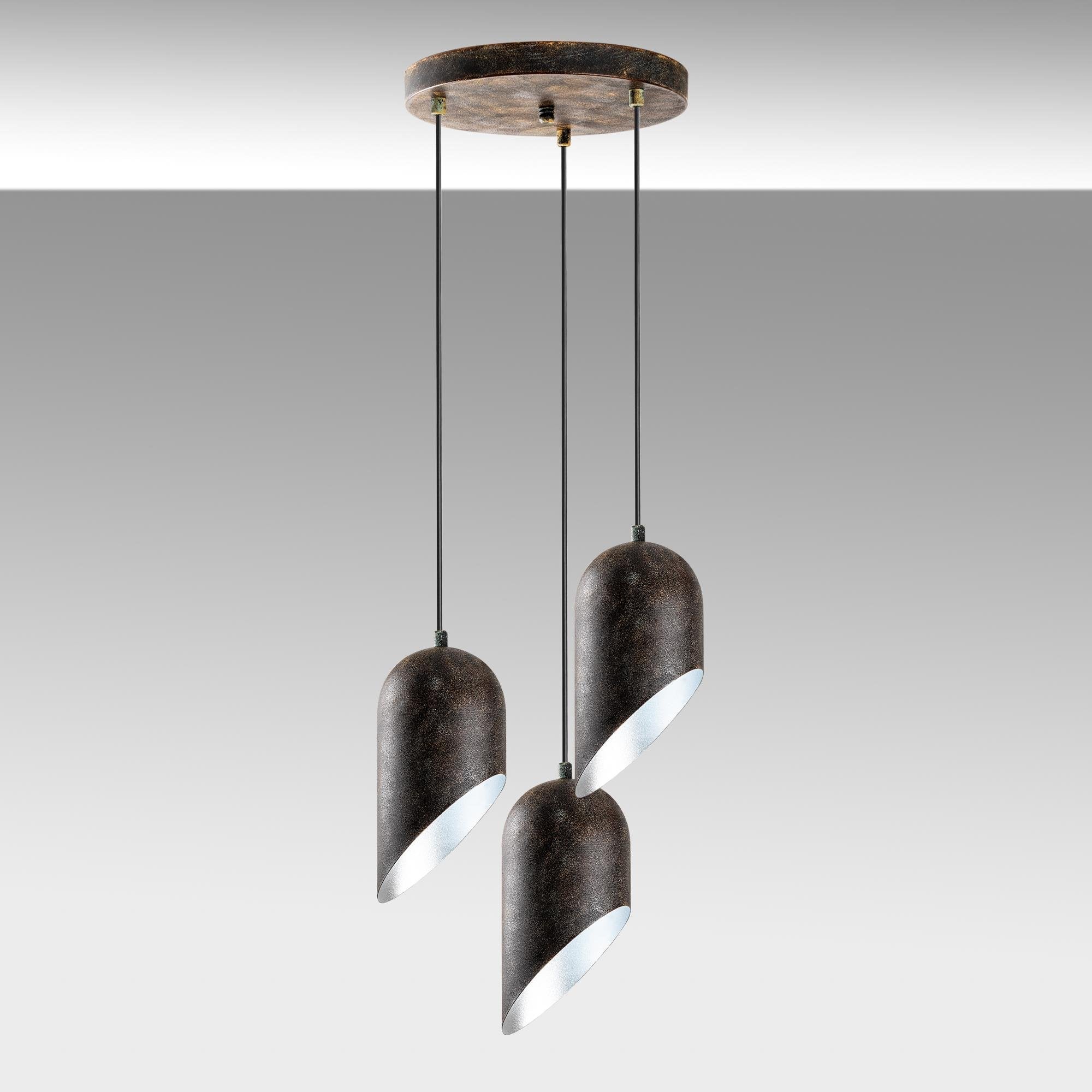 Kesik 6176 3 Retro Sıvama Sarkıt Aydınlatma | ByLamp