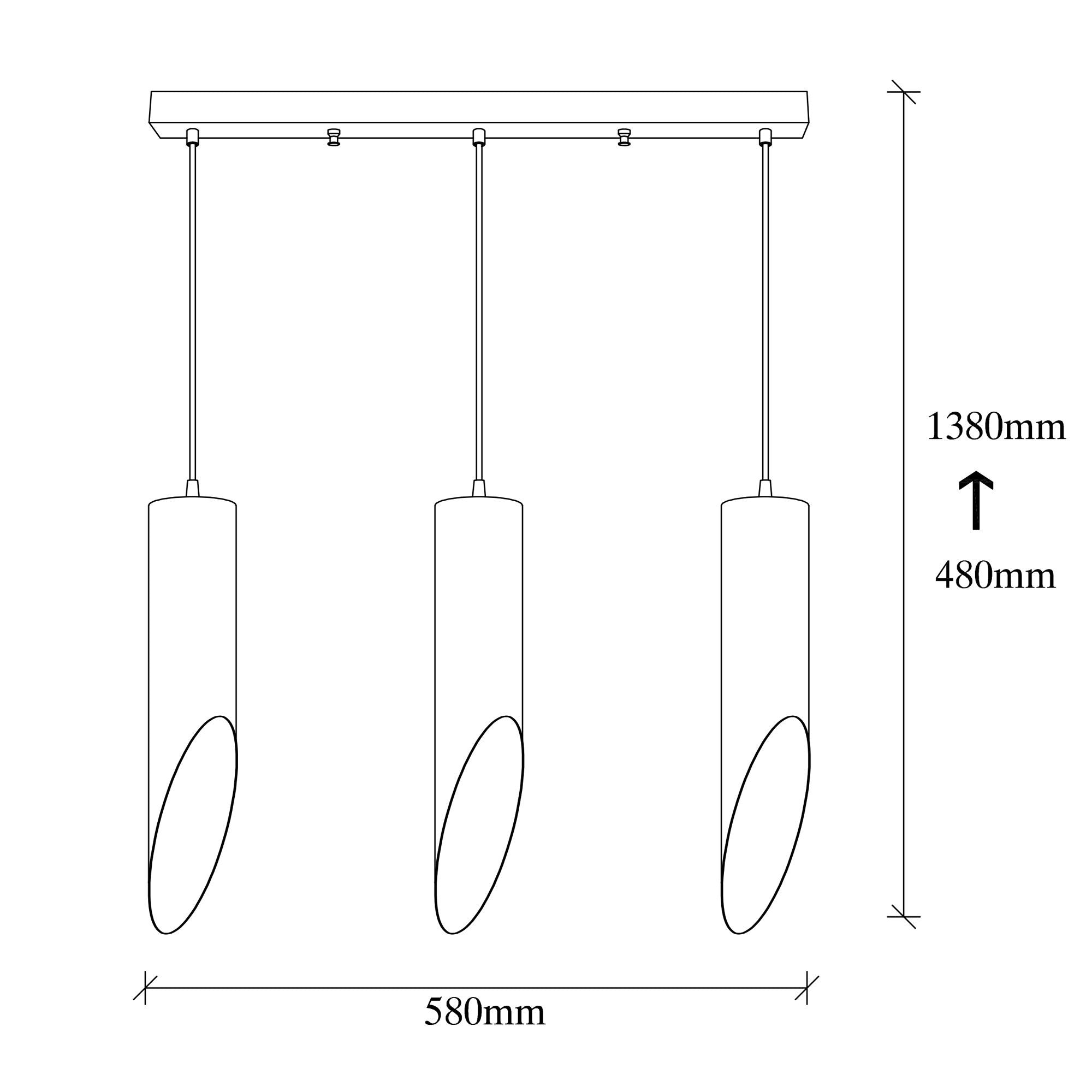 Kesik 6926 Rustik Sarkıt Aydınlatma | ByLamp