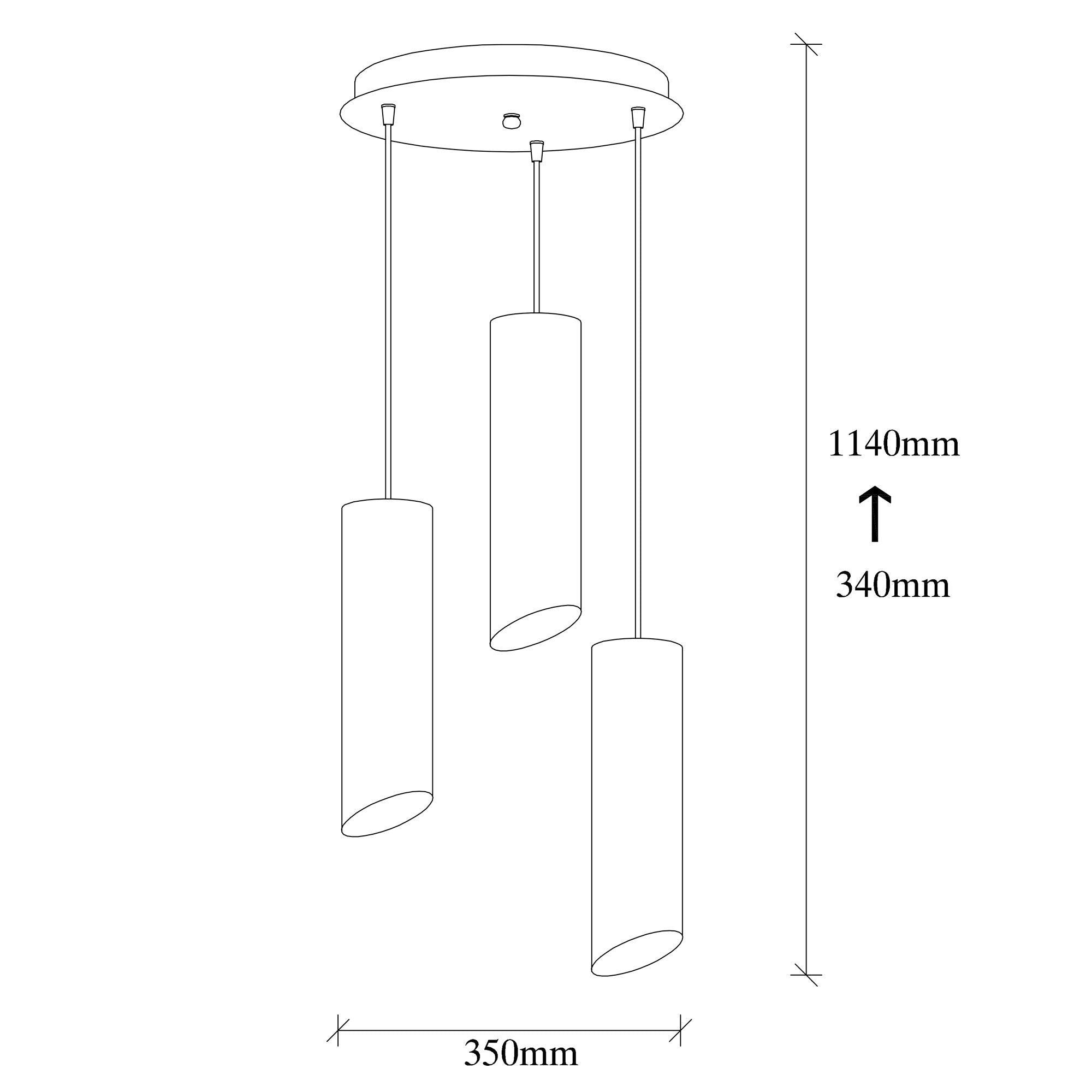 Kesik Boru MR 979 Rustik Sarkıt Aydınlatma | ByLamp