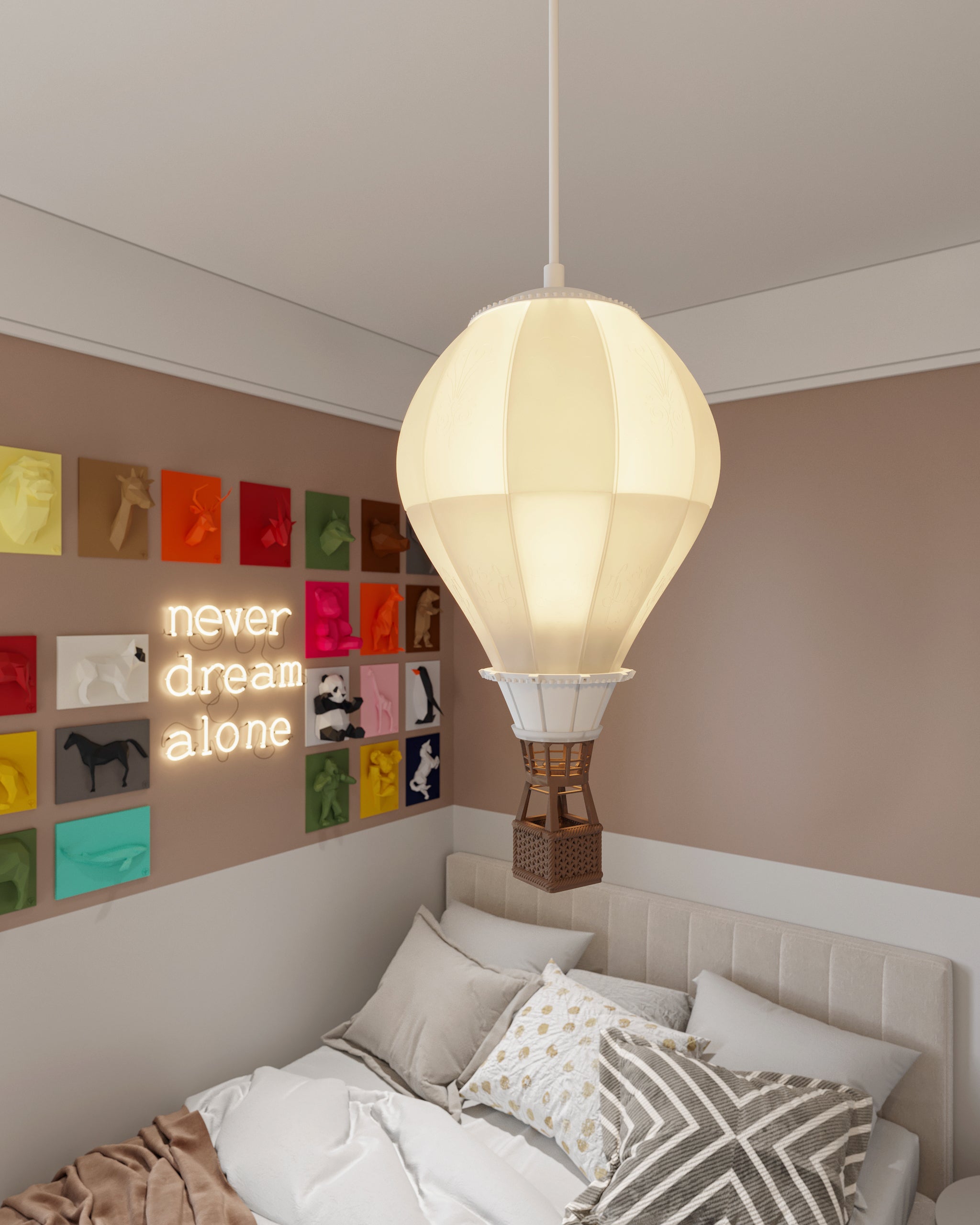 Klasik Desenli Balon Sarkıt Lamba Small | ByLamp