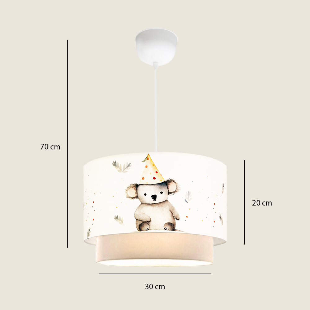 Kids Room Sleeping Cute Rabbit Pendant Chandelier Lamp | ByLamp
