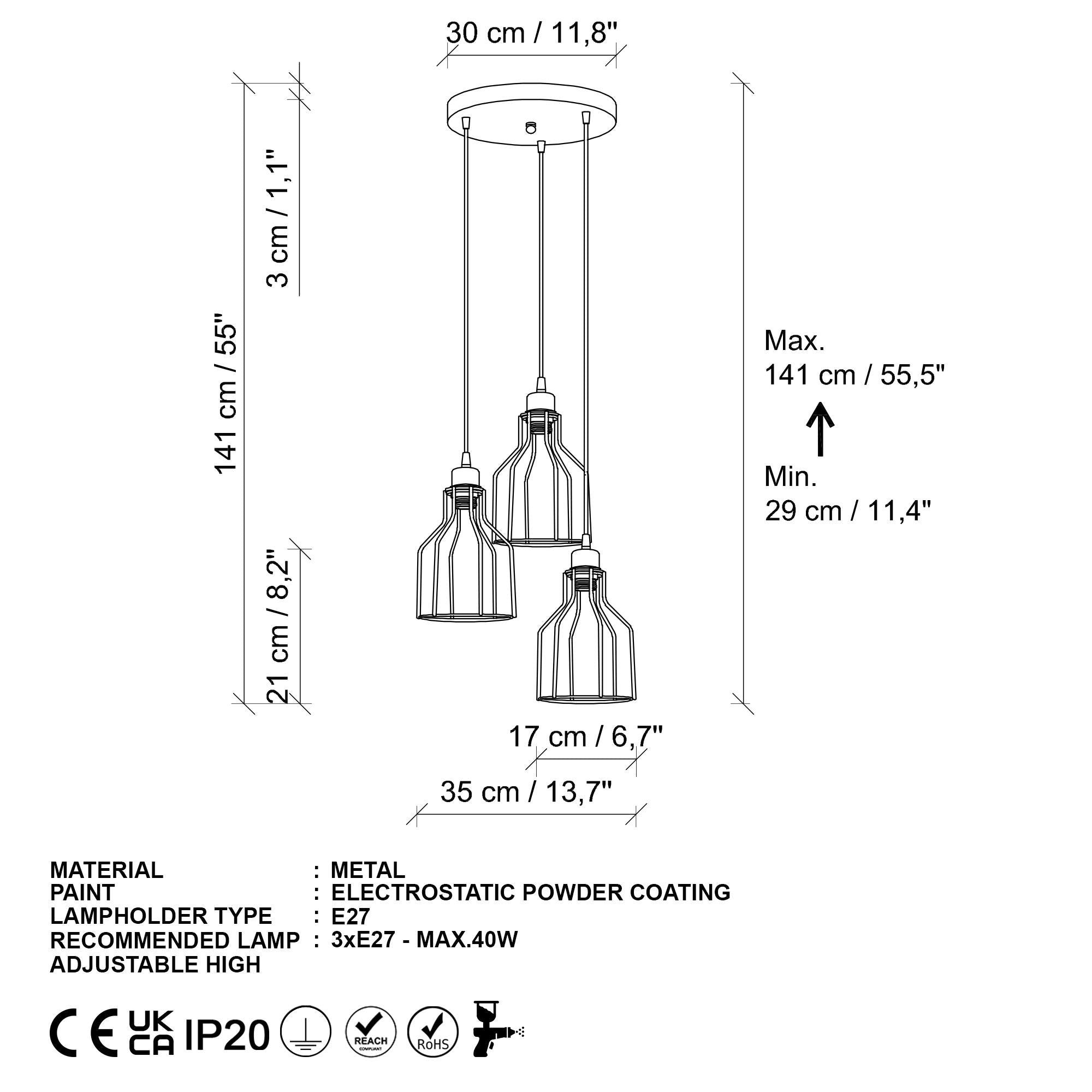 Kofi N 1095 1 Tel Sarkıt Aydınlatma | ByLamp
