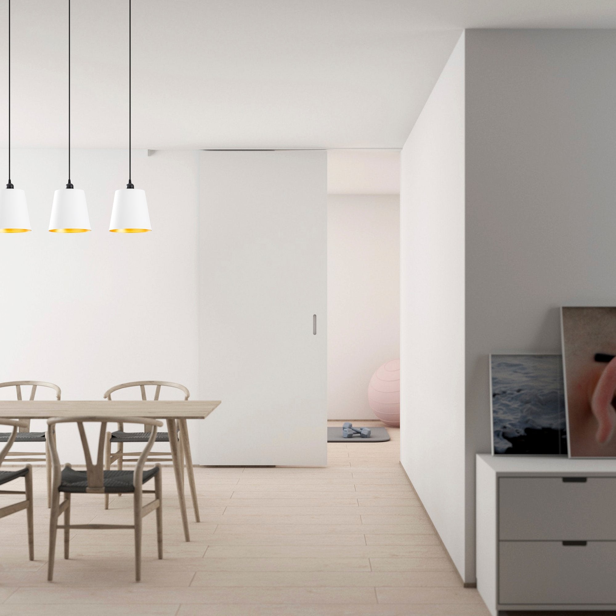 Konikfes 196 White 2 Sıvama Sarkıt Aydınlatma | ByLamp