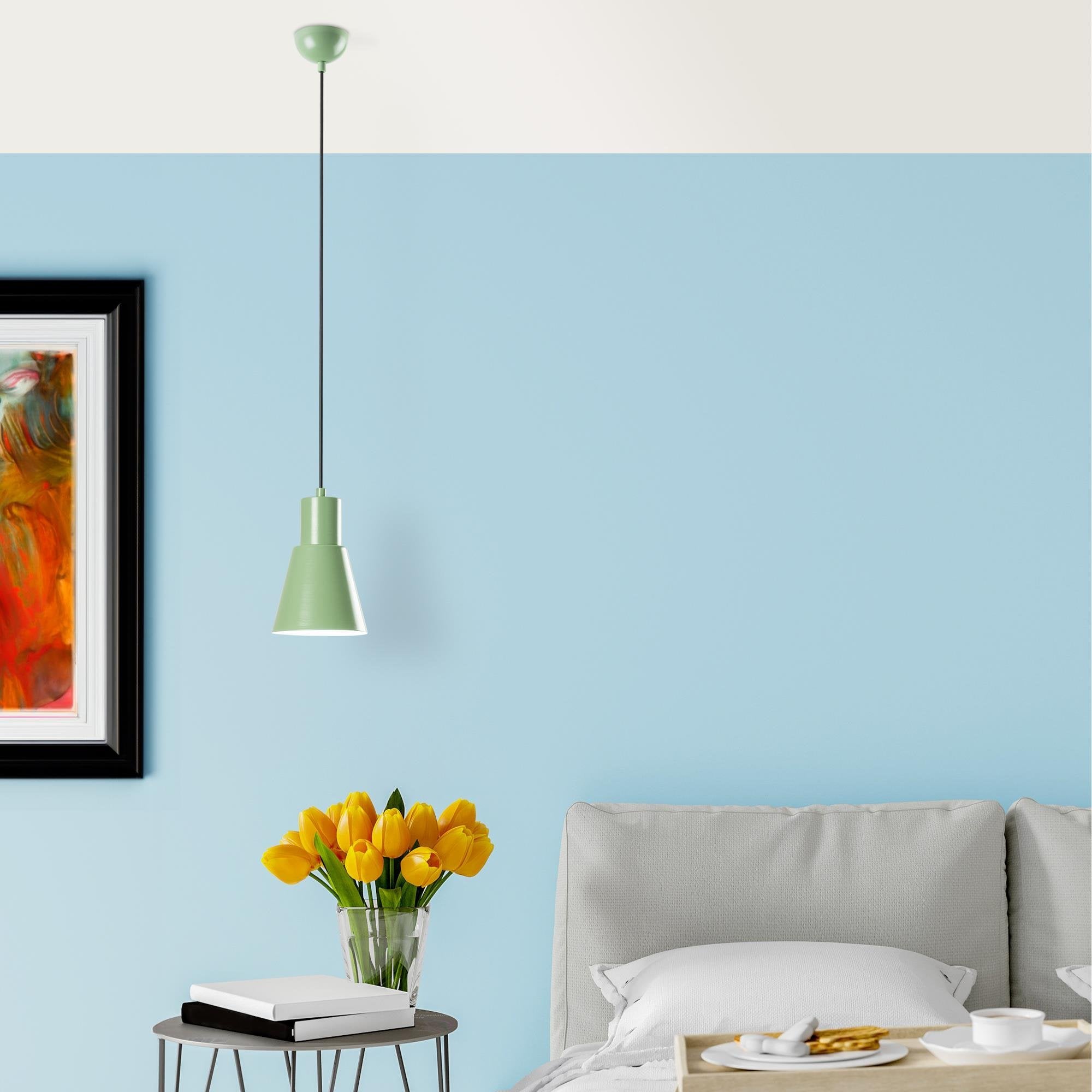 Konikkem 6362 Mint Yeşili Sıvama Sarkıt Aydınlatma | ByLamp