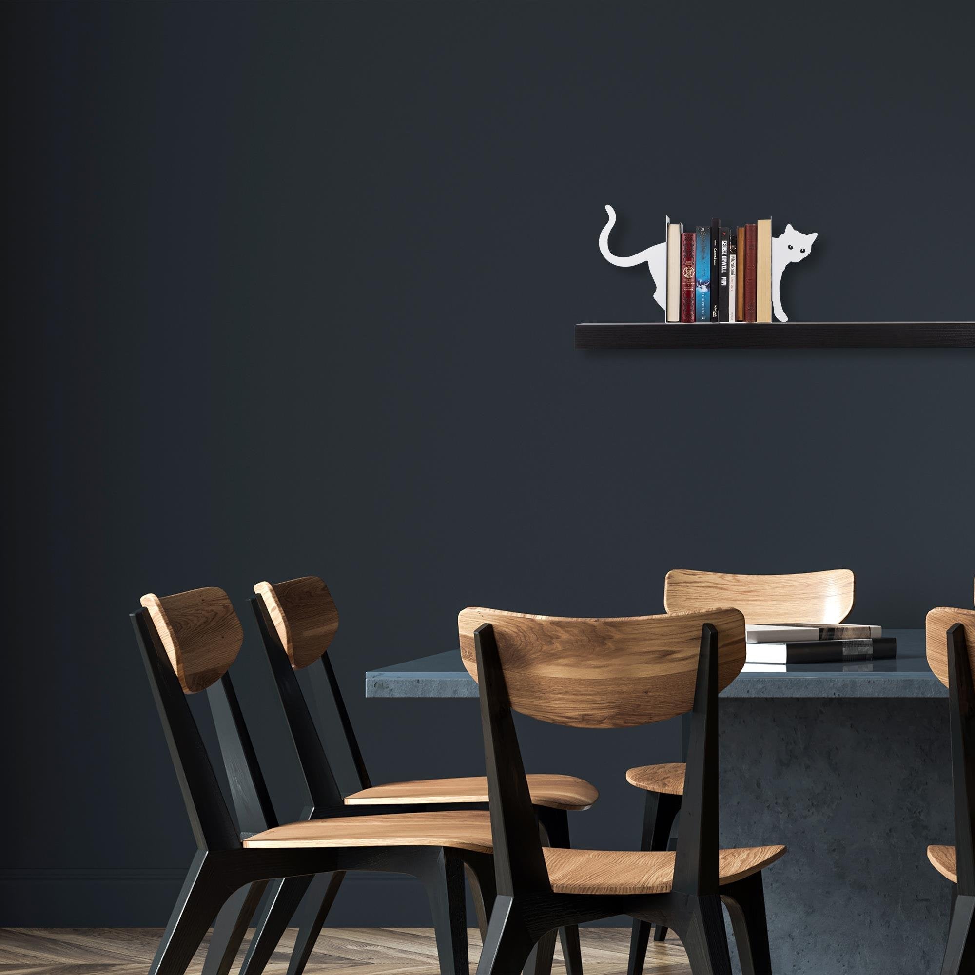 KT-005-A Dekoratif Metal Kitap Tutucu | ByLamp