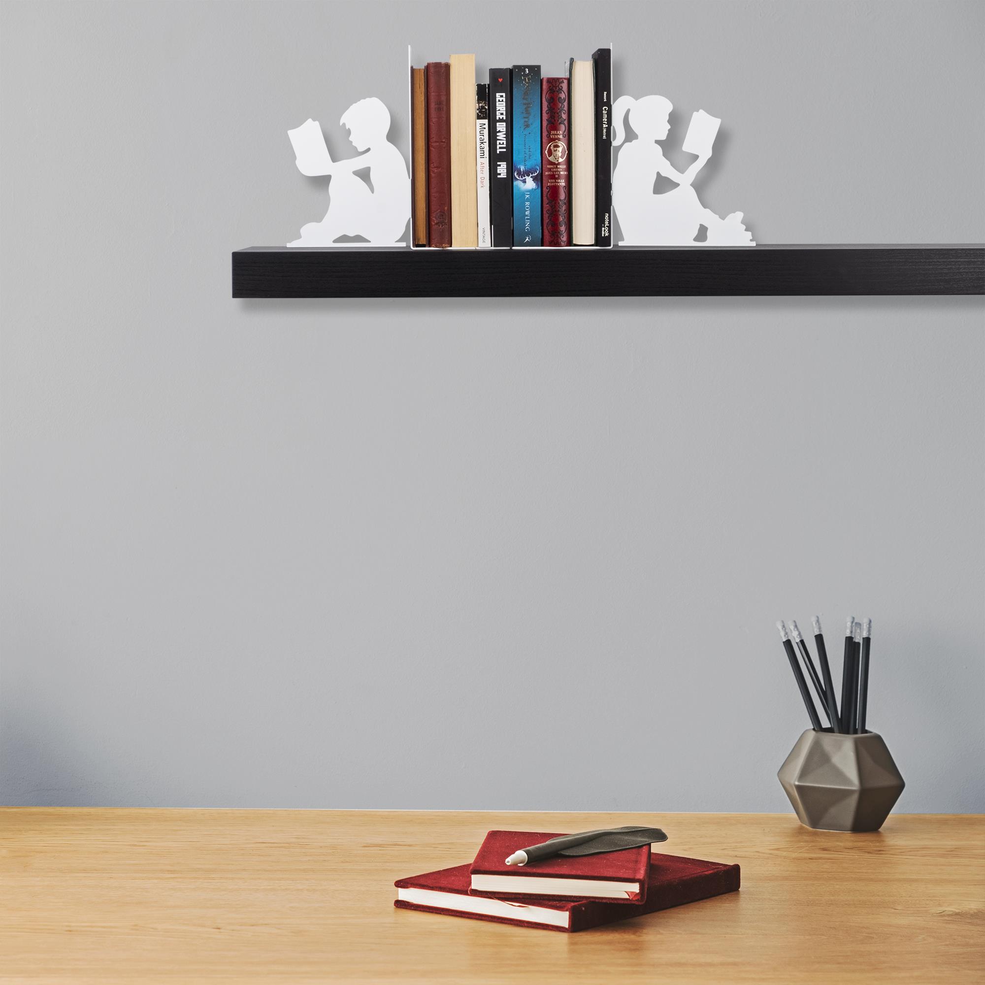 KT-010-A Dekoratif Metal Kitap Tutucu | ByLamp