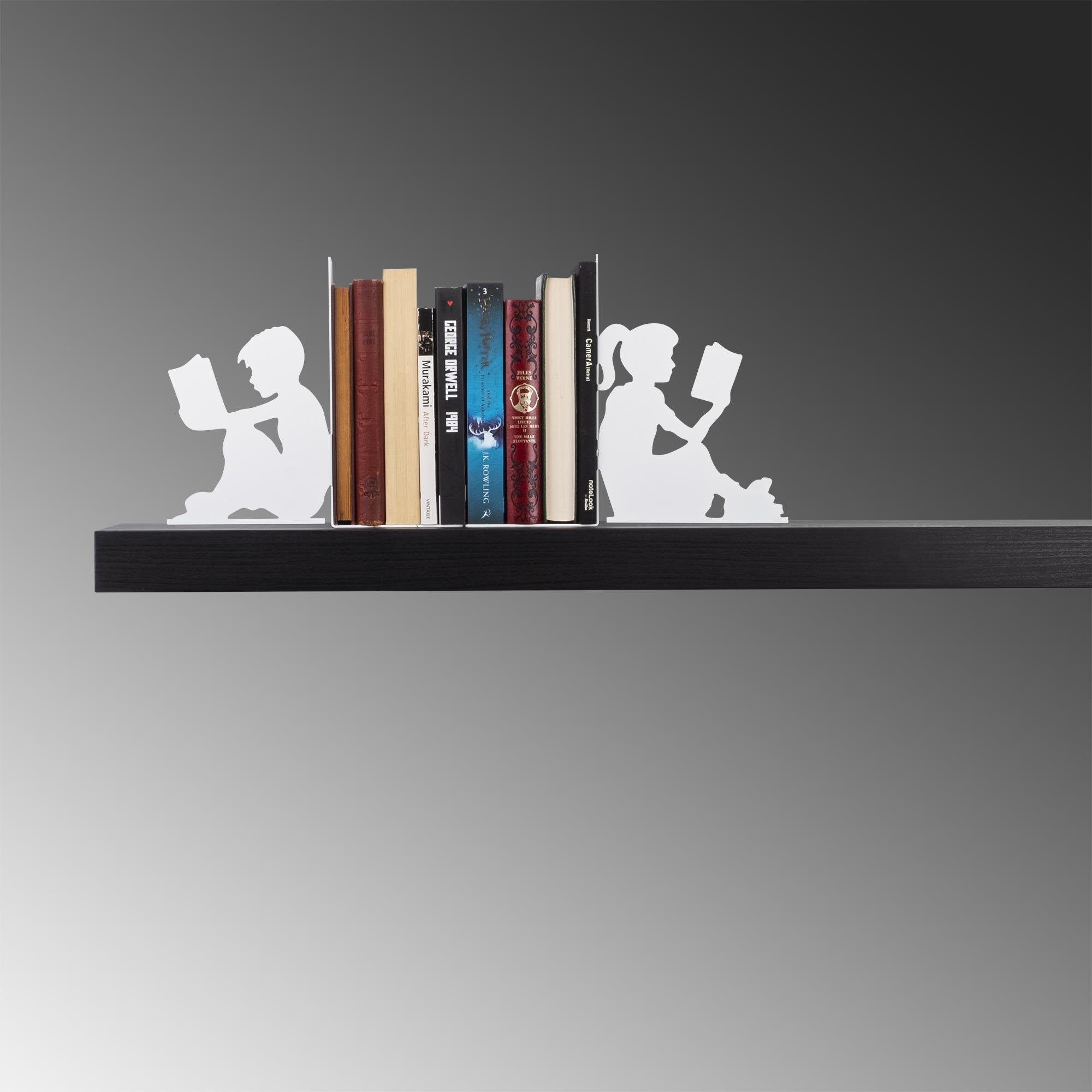 KT-010-A Dekoratif Metal Kitap Tutucu | ByLamp