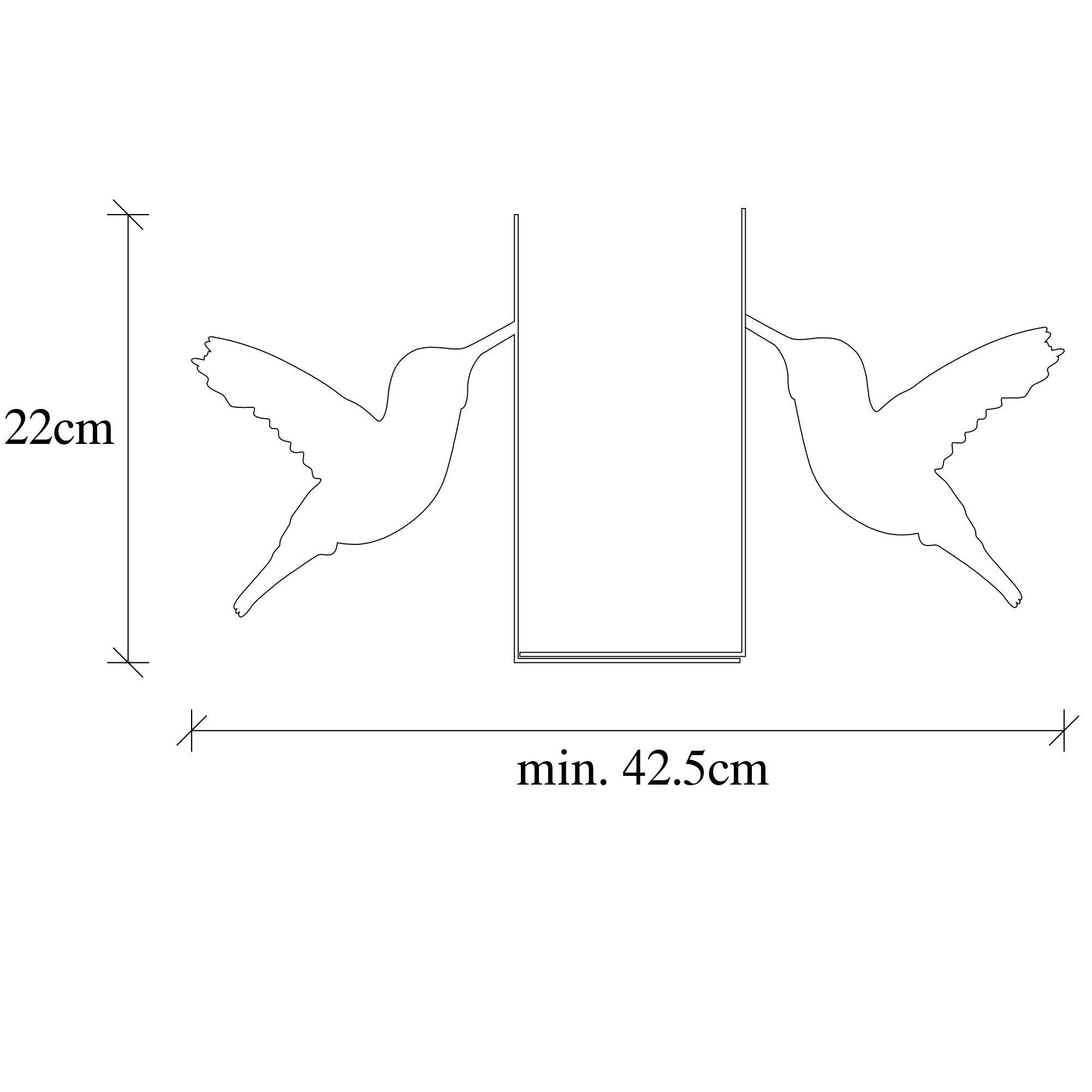 KT-011-A Dekoratif Metal Kitap Tutucu | ByLamp