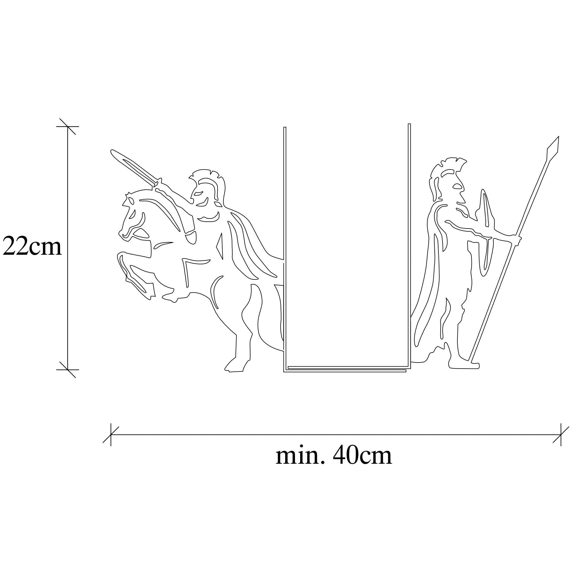 KT-012 Dekoratif Metal Kitap Tutucu | ByLamp