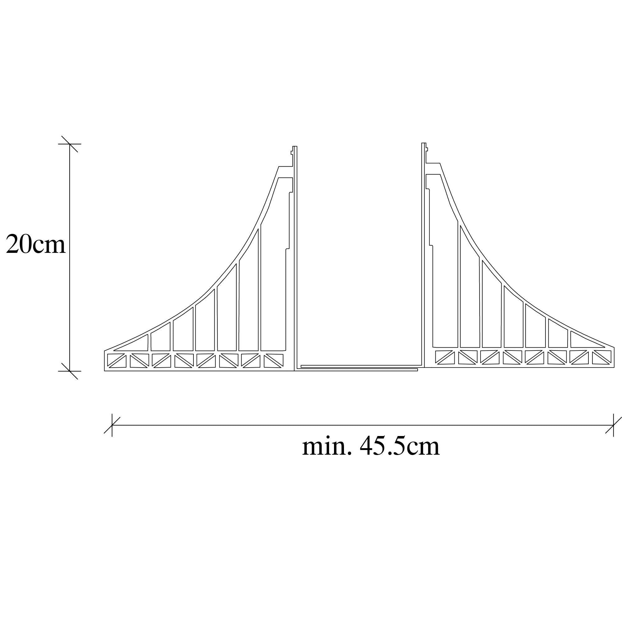 KT-013 Dekoratif Metal Kitap Tutucu | ByLamp