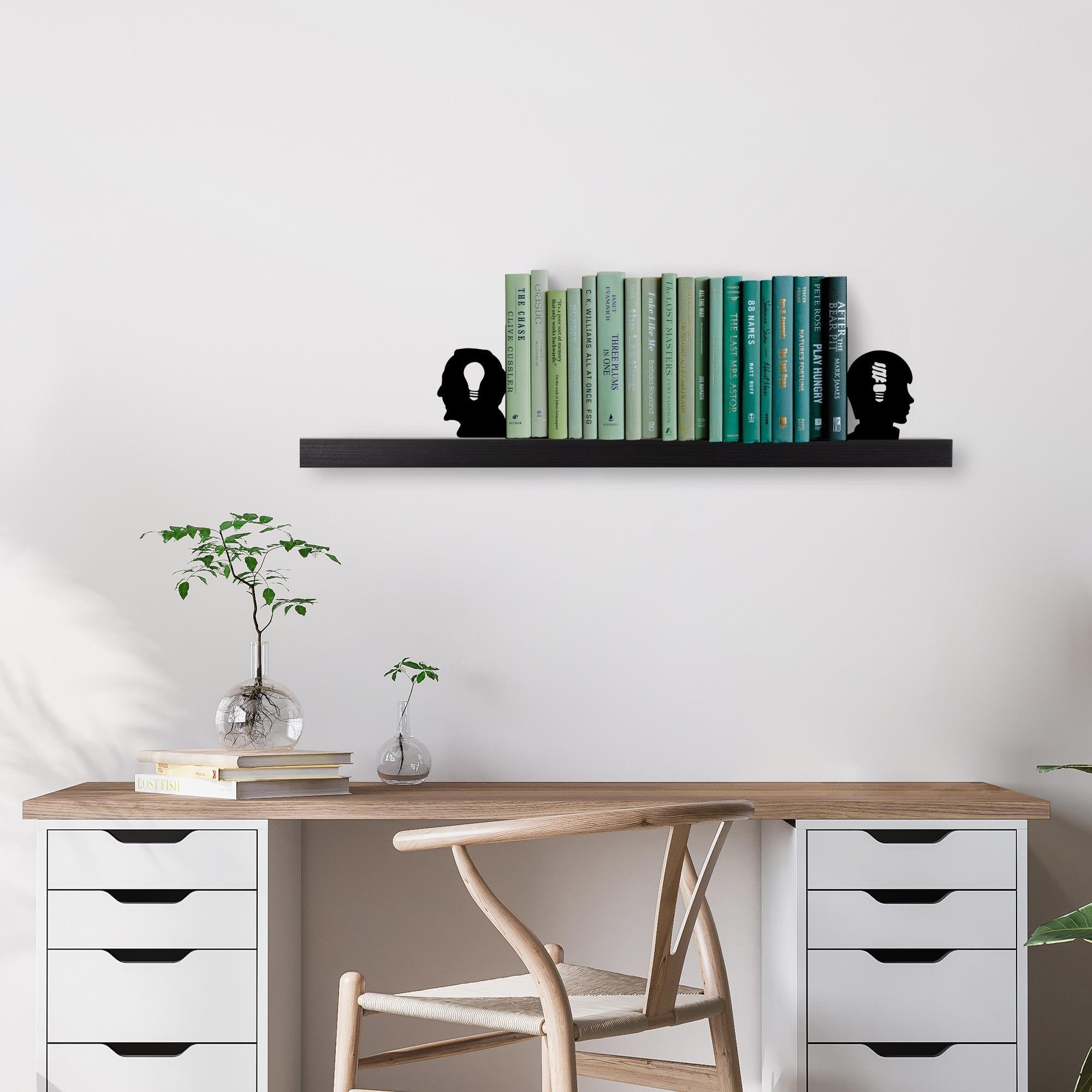 KT-029 Dekoratif Metal Kitap Tutucu | ByLamp