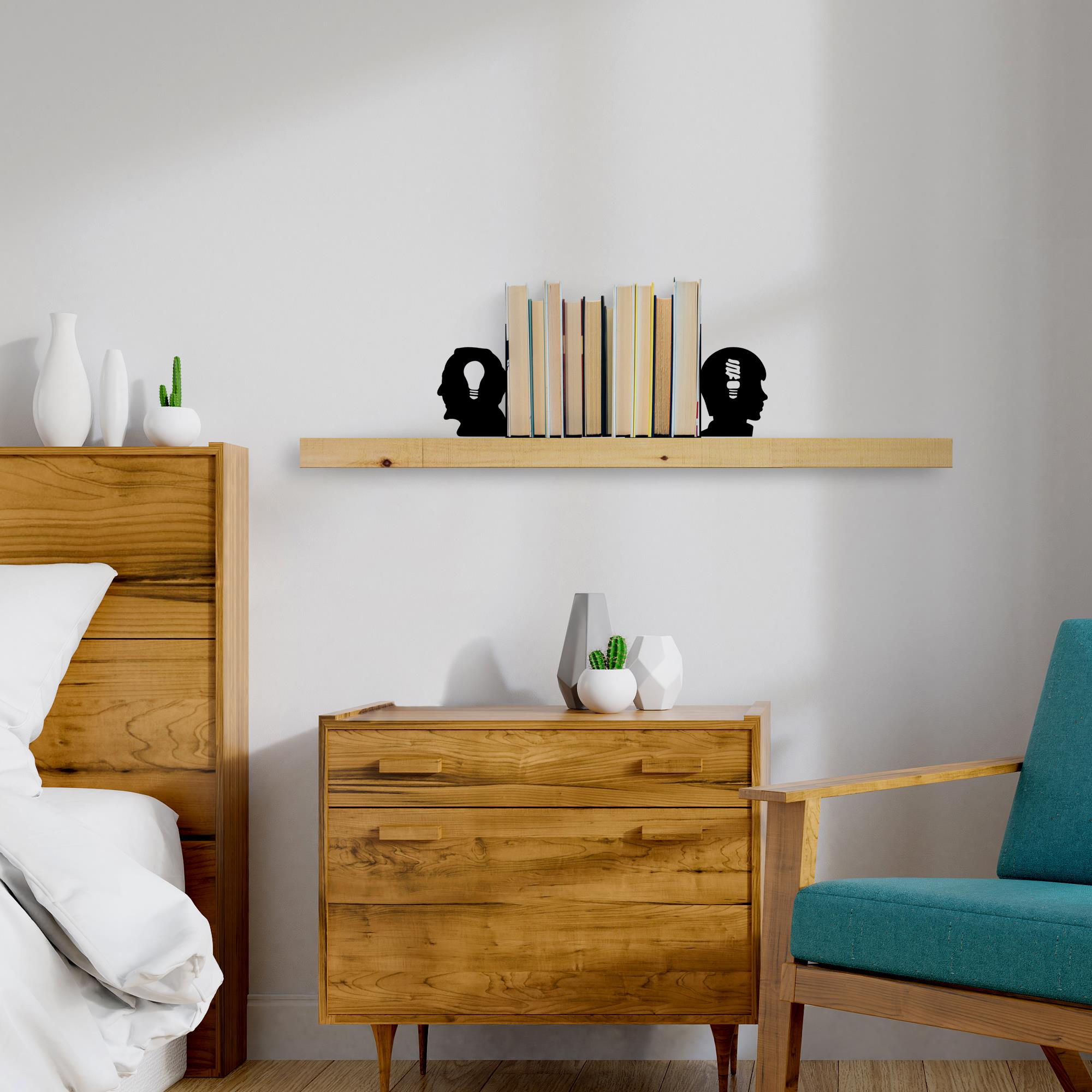 KT-029 Dekoratif Metal Kitap Tutucu | ByLamp