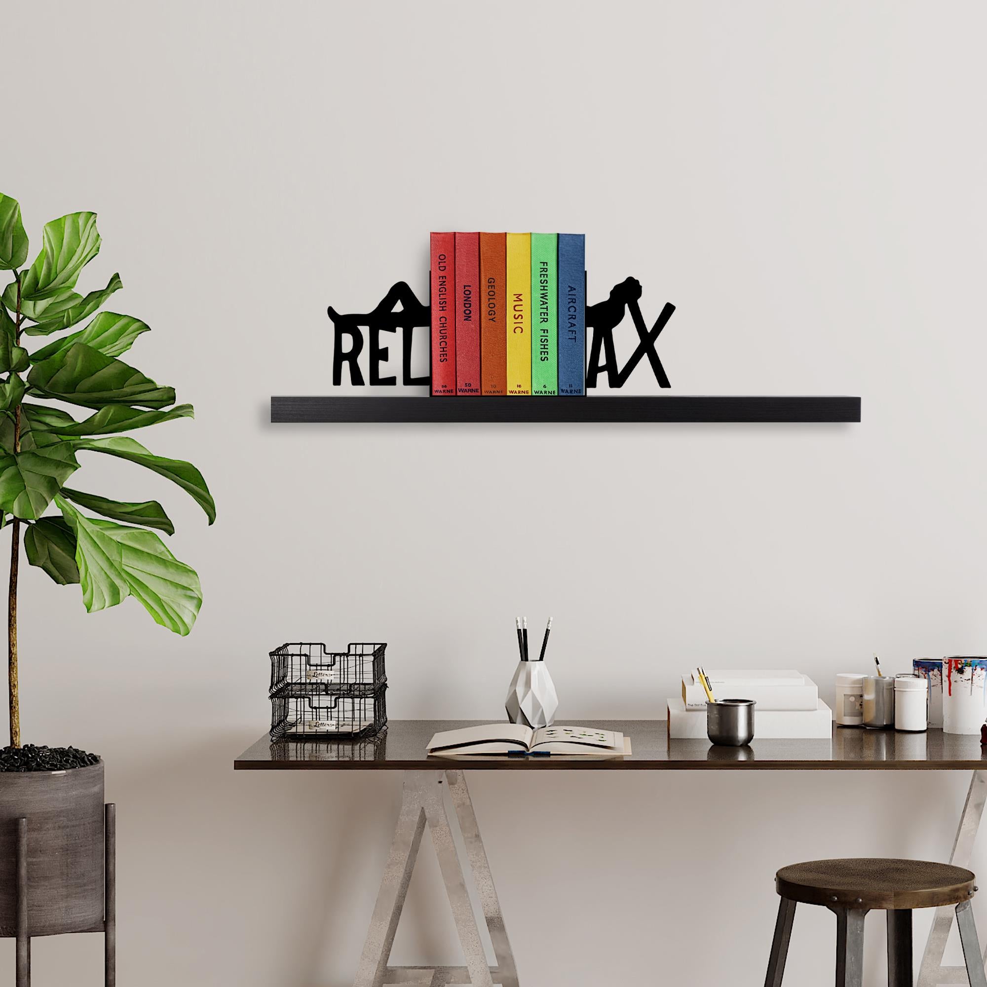 KT-031 Dekoratif Metal Kitap Tutucu | ByLamp