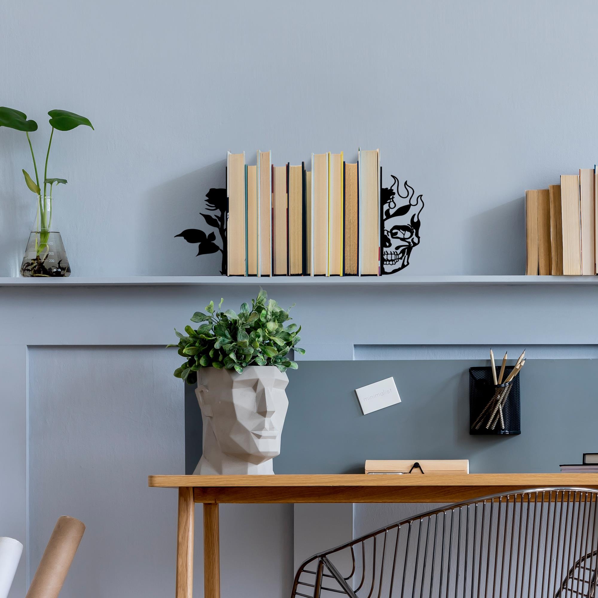 KT-032 Dekoratif Metal Kitap Tutucu | ByLamp