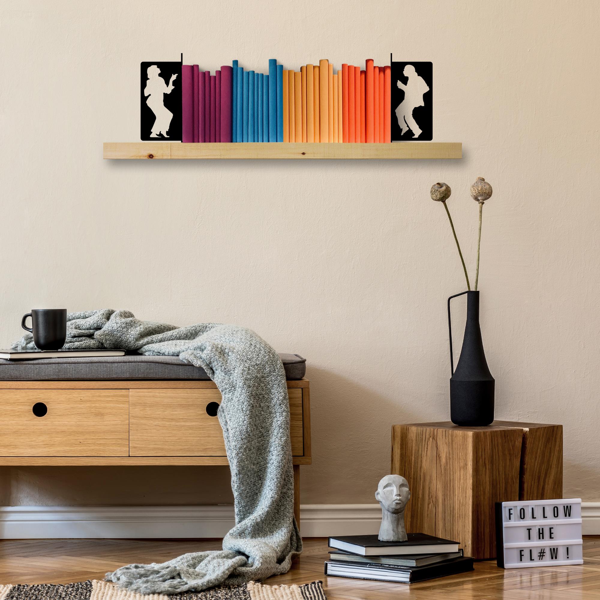 KT-034 Dekoratif Metal Kitap Tutucu | ByLamp