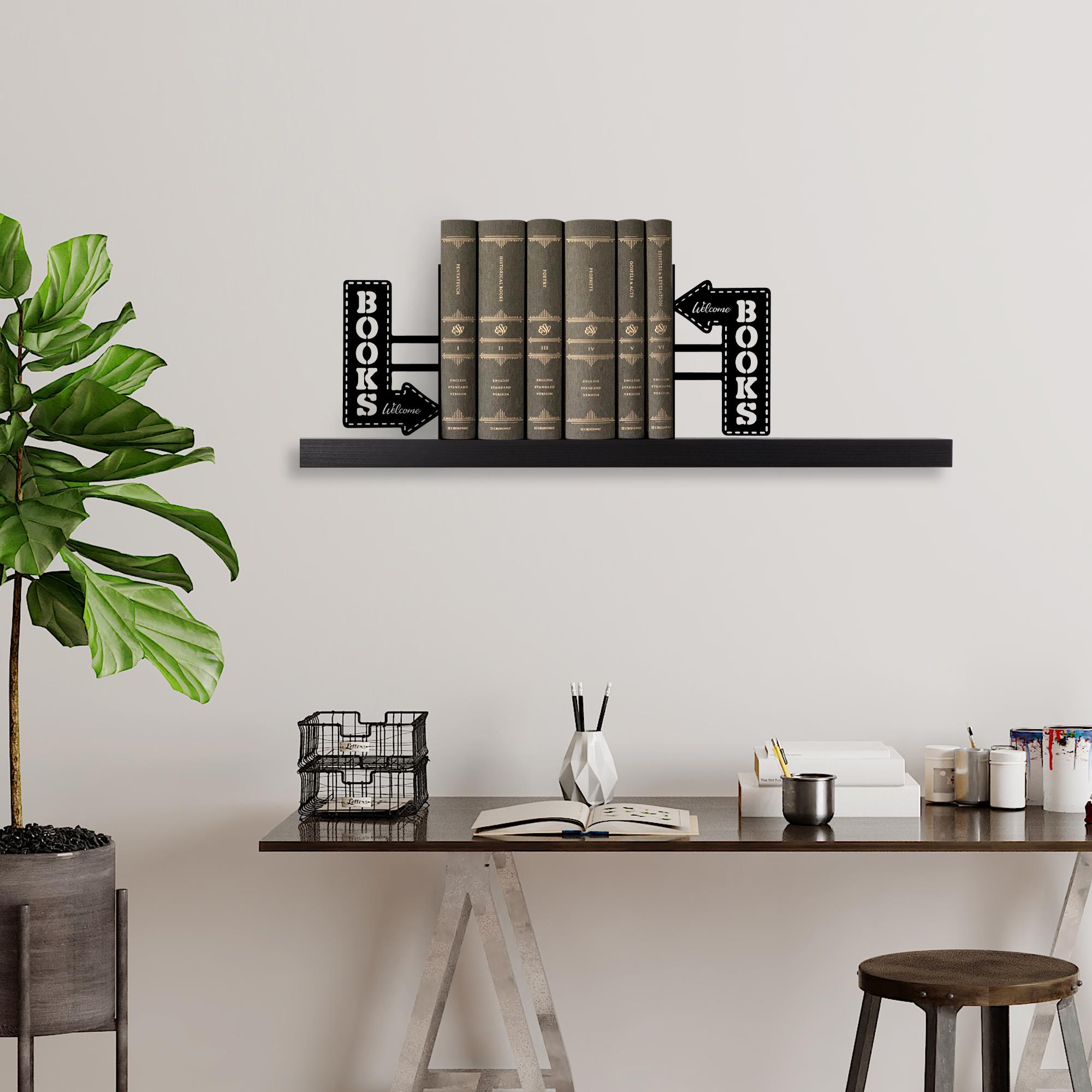 KT-039 Dekoratif Metal Kitap Tutucu | ByLamp