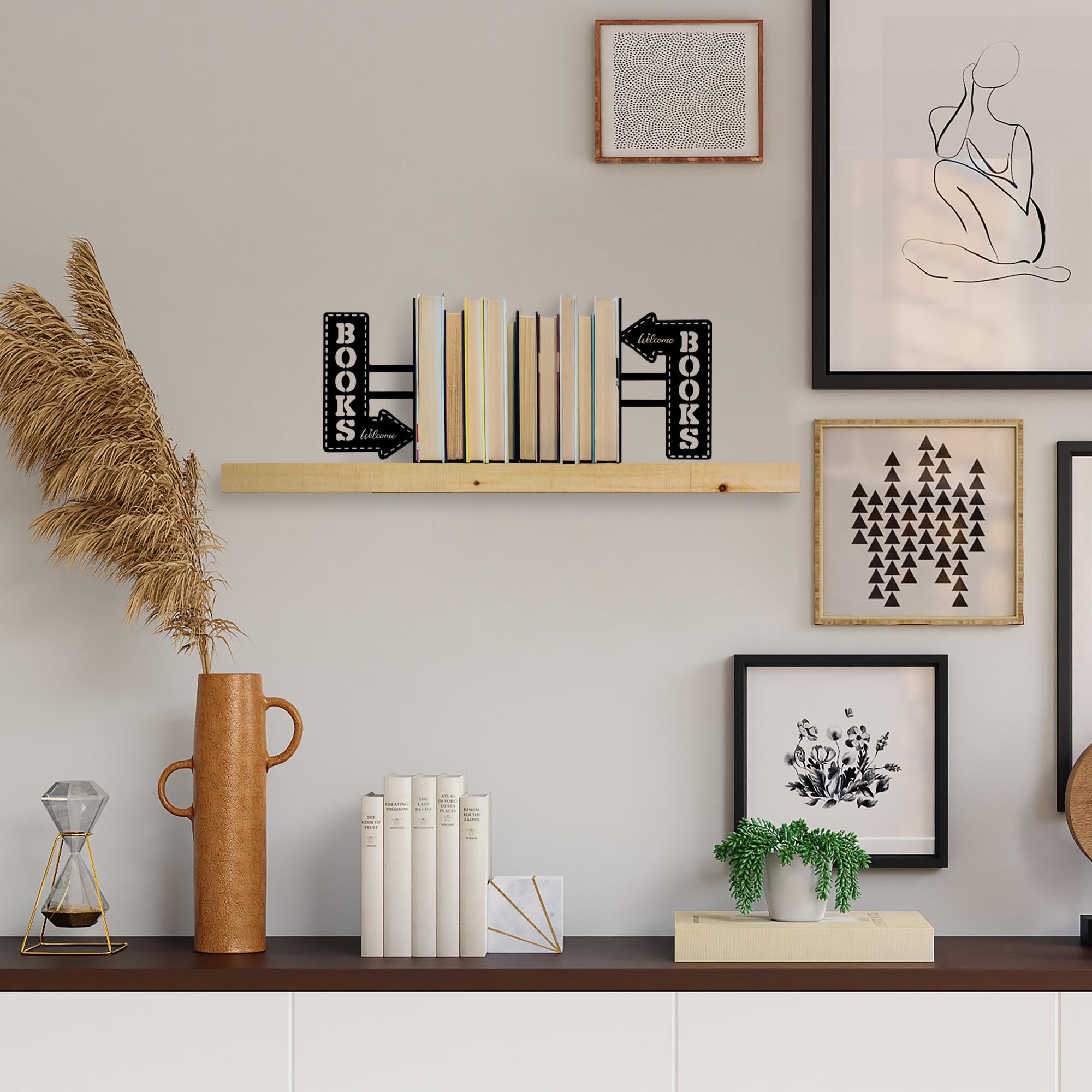 KT-039 Dekoratif Metal Kitap Tutucu | ByLamp