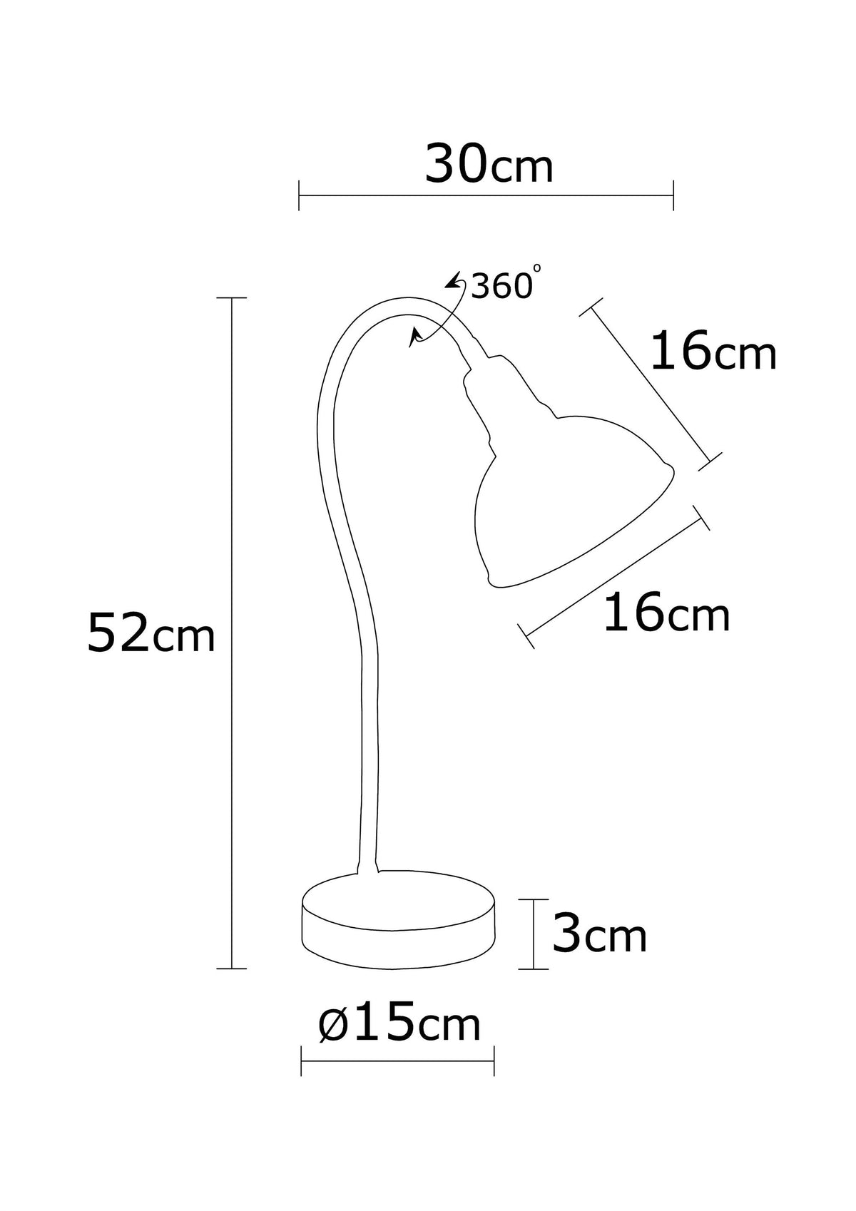 Salamander 522 Sıvama Masa Lambası Aydınlatma | ByLamp
