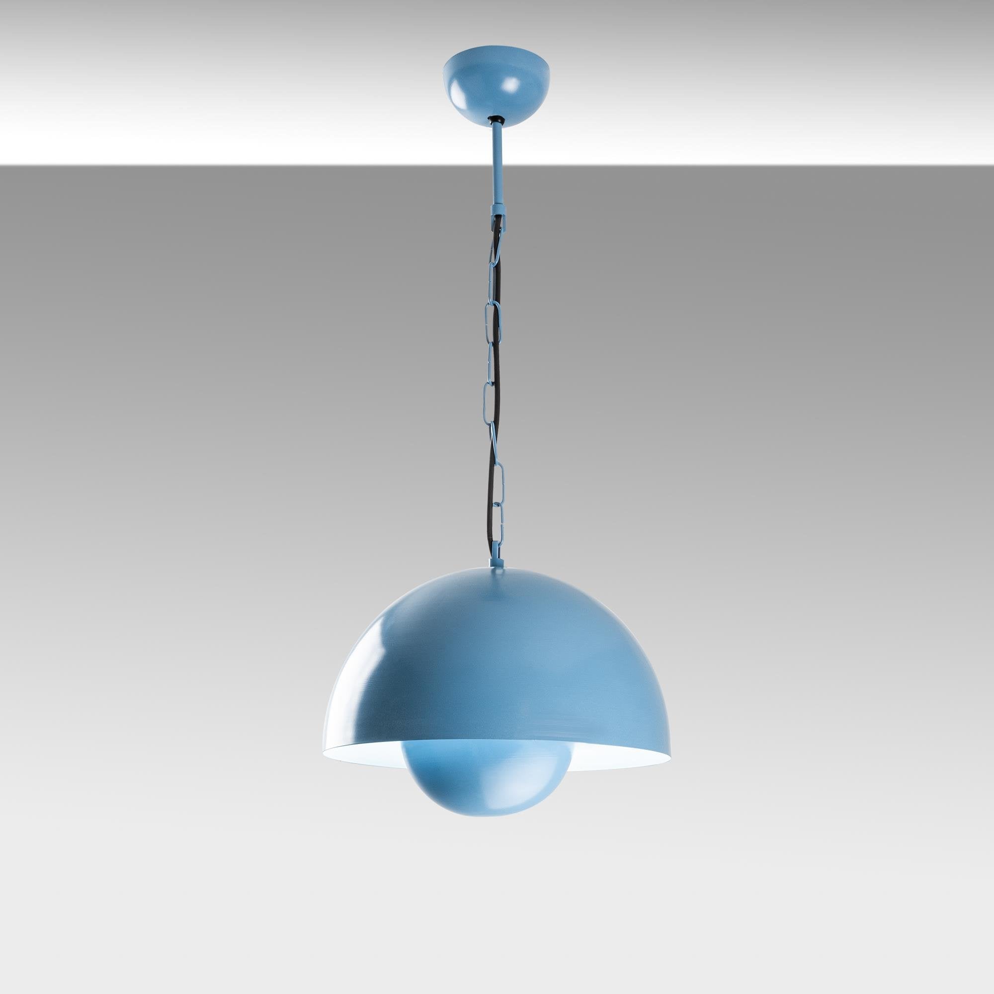 Küre 30 15 Nus 2676 Açık Mavi Sıvama Sarkıt Aydınlatma | ByLamp