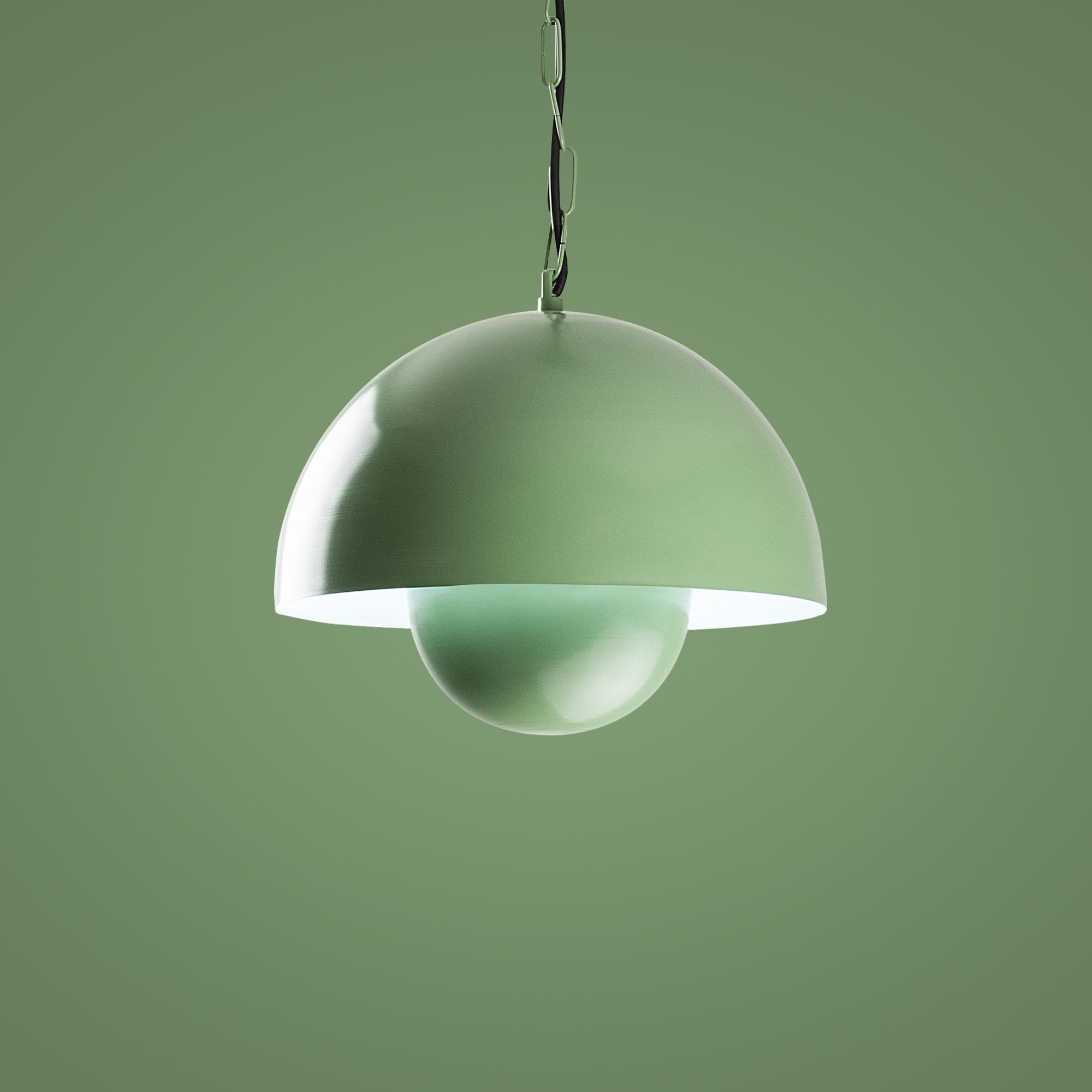 Küre 30 15 Nus 2676 Mint Yeşili Sıvama Sarkıt Aydınlatma | ByLamp