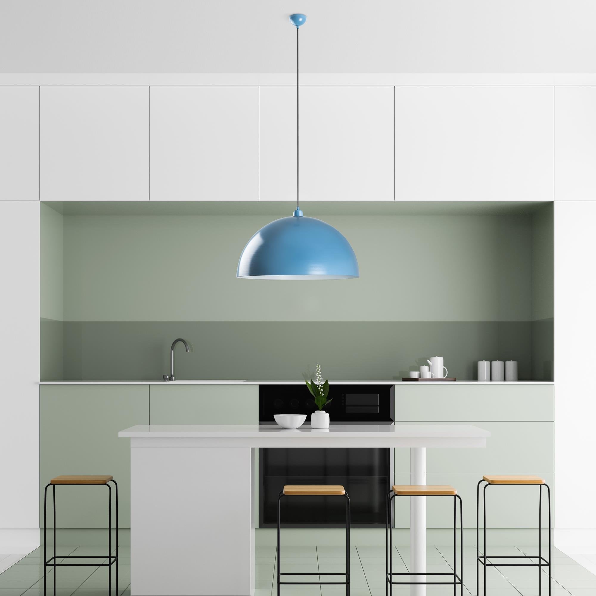 Küre 60 236 Açık Mavi Sıvama Sarkıt Aydınlatma | ByLamp